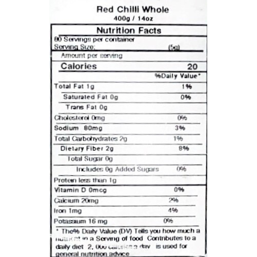 Rani Chilli Whole 400Gm