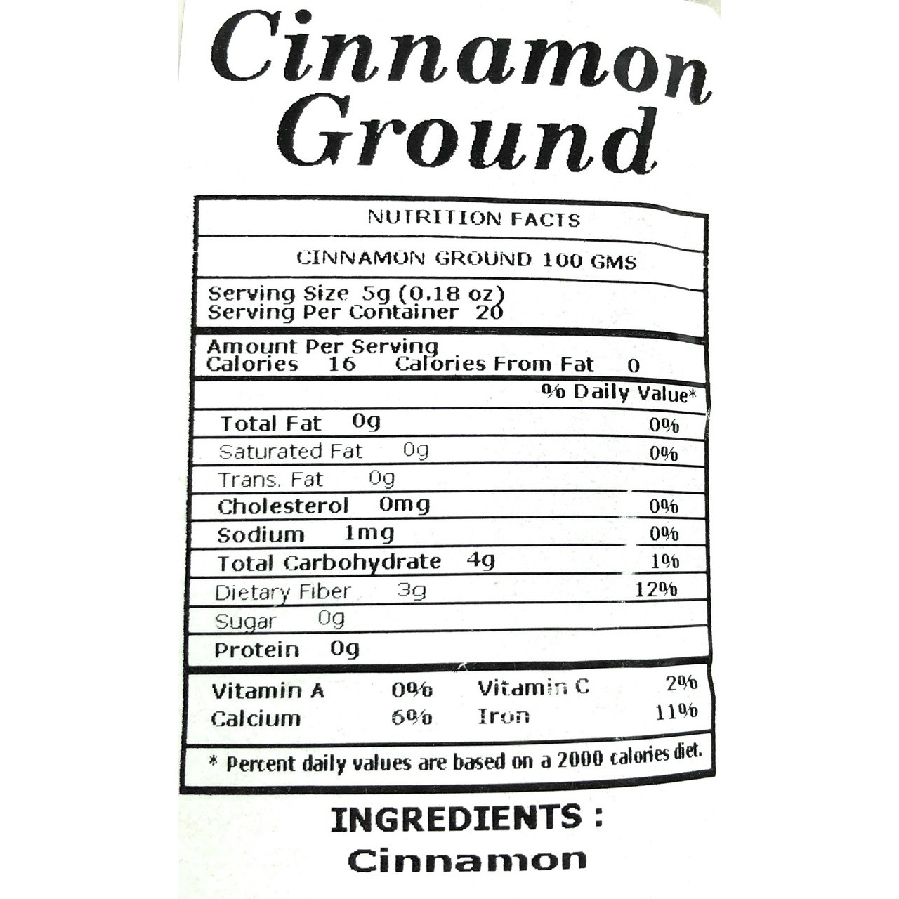 Rani Cinnamon Powder 3.5oz (100g)