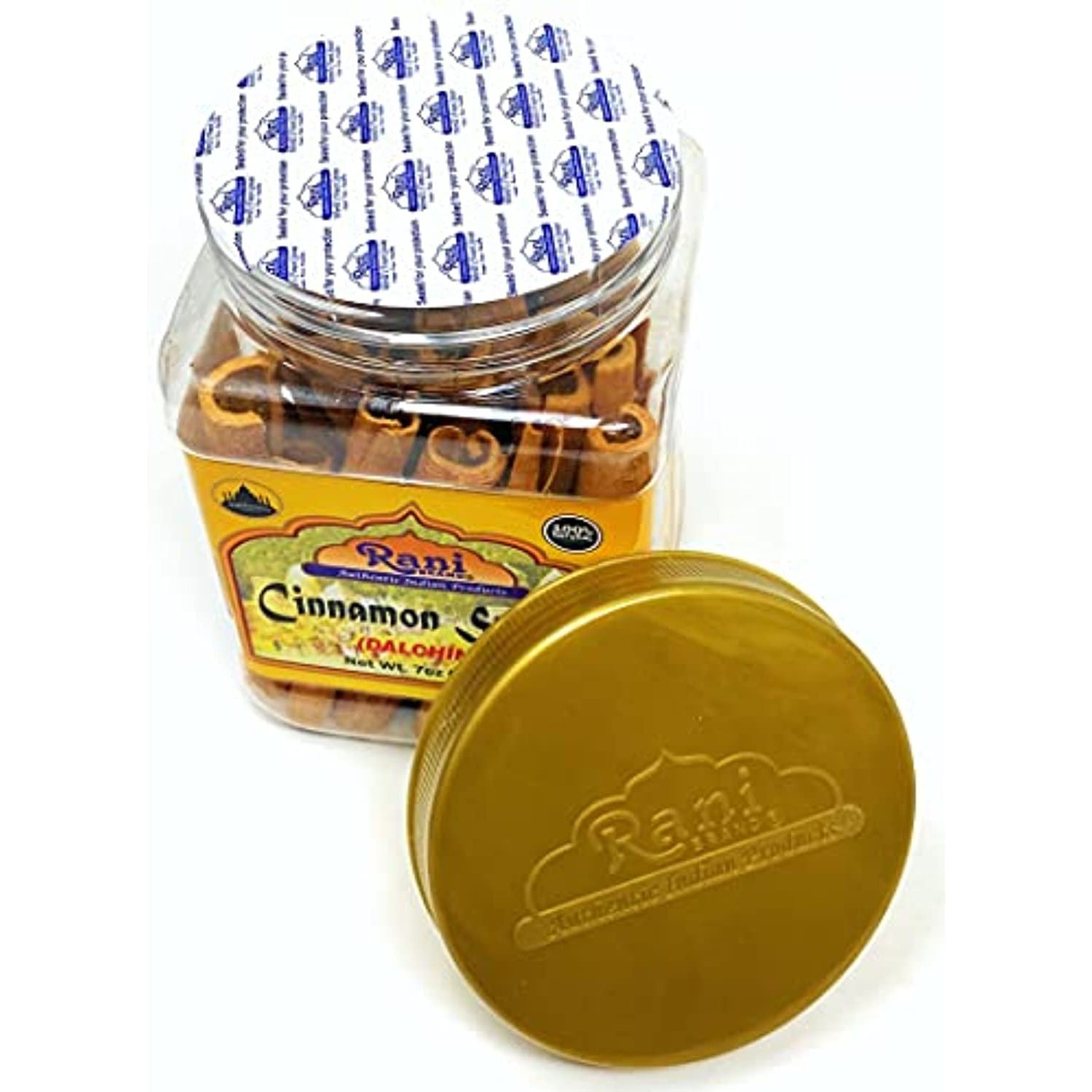 Rani Cinnamon Sticks 7oz (200g) ~ 22-26 Sticks, 3 Inches in Length, Cassia Round, PET Jar ~ All Natural | Vegan | No Colors | Gluten Friendly | NON-GMO