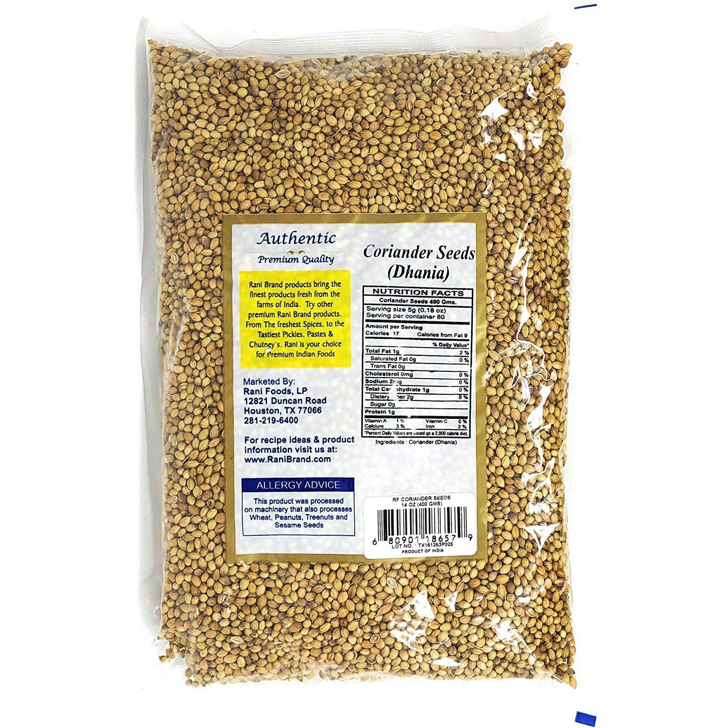 Rani Coriander Seeds 400G