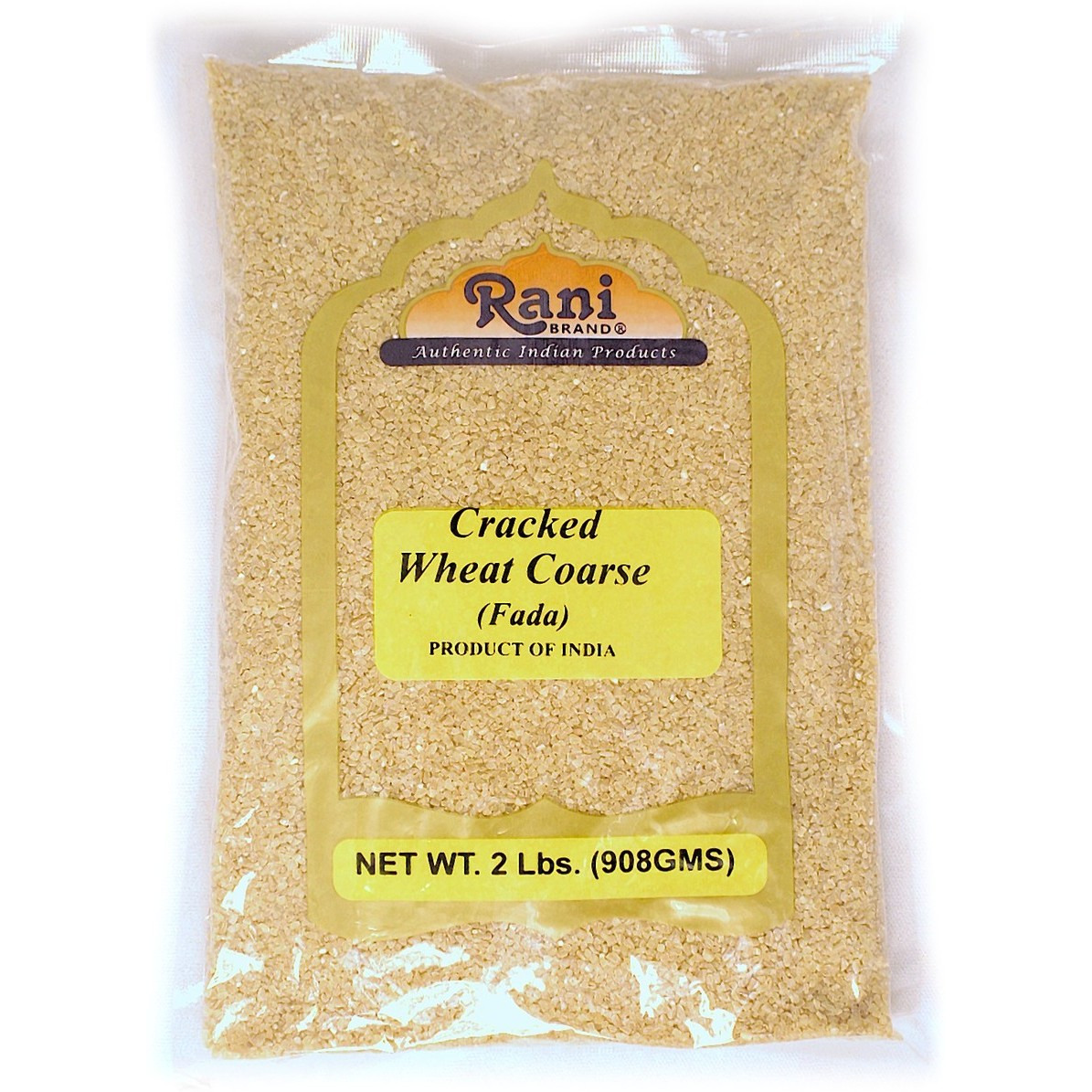 Rani Cracked Wheat Coarse (Fada / Commonly called Bulgur 2) 2lbs (32oz) ~ All Natural | Vegan | No Colors | NON-GMO | Indian Origin (Dalia)