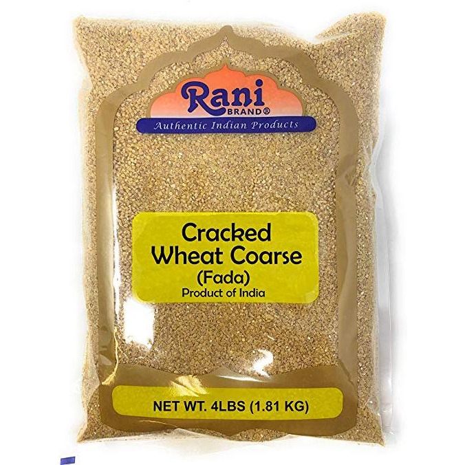 Rani Cracked Wheat Coarse (Fada / Commonly called Bulgur #2) 4lb (64oz)~ All Natural | Vegan | No Colors | NON-GMO | Indian Origin