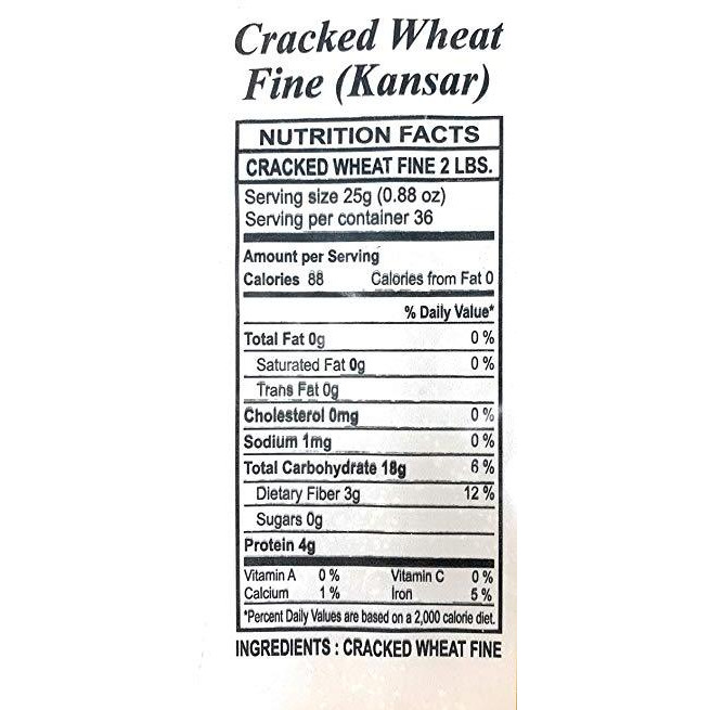 Rani Cracked Wheat Fine (Kansar, Bulgur, Similar to Wheat 1) 2lb (32oz)~ All Natural | Vegan | No Colors | NON-GMO | Indian Origin