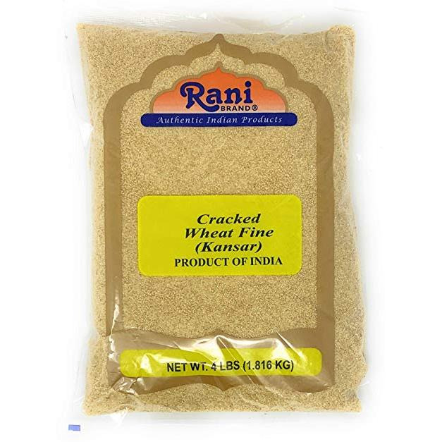 Rani Cracked Wheat Fine (Kansar, Bulgur, Similar to Wheat 1) 4lb (64oz) Bulk ~ All Natural | Vegan | No Colors | NON-GMO | Indian Origin