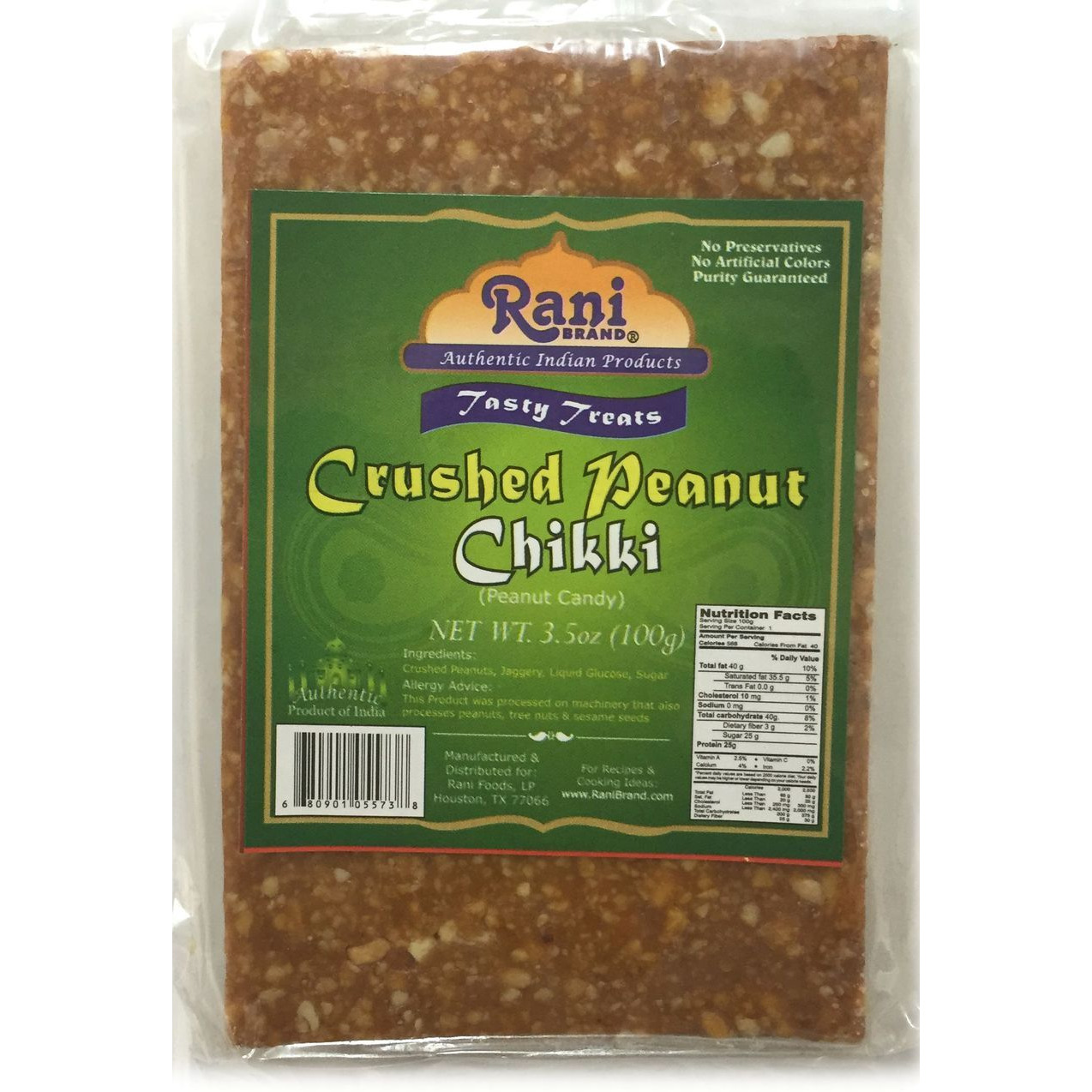 Rani Crushed Peanut Chikki 100G