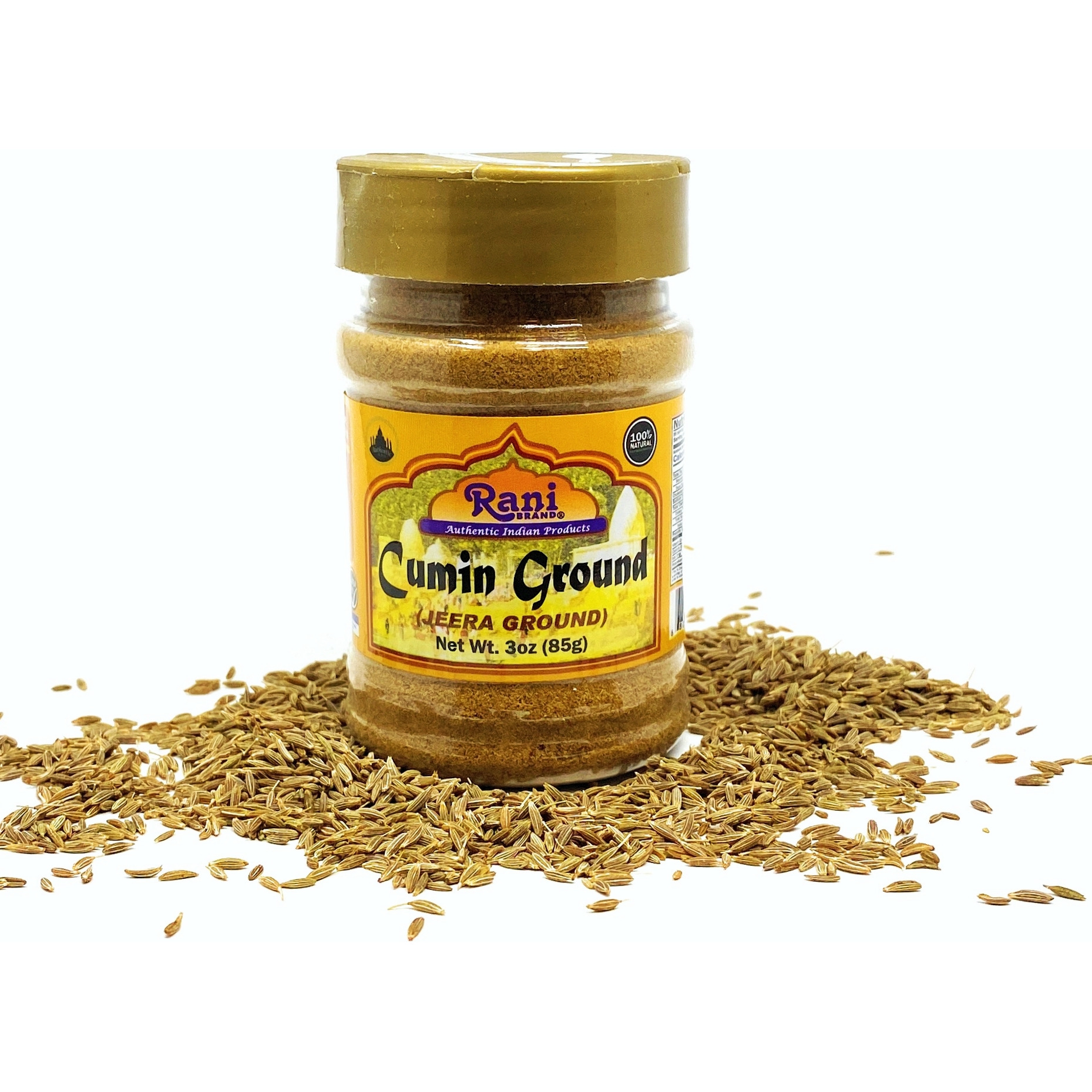 Rani Cumin (Jeera) Powder Spice 3oz (85g) ~ All Natural | Vegan | Gluten Free Ingredients | NON-GMO | Indian Origin