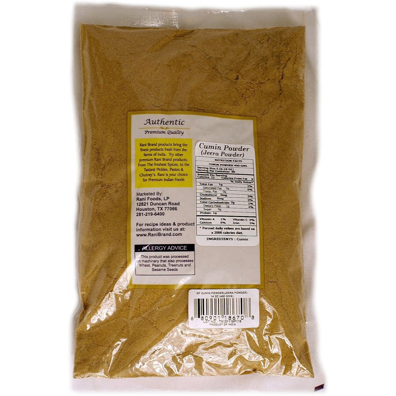 Rani Cumin Powder 400Gm