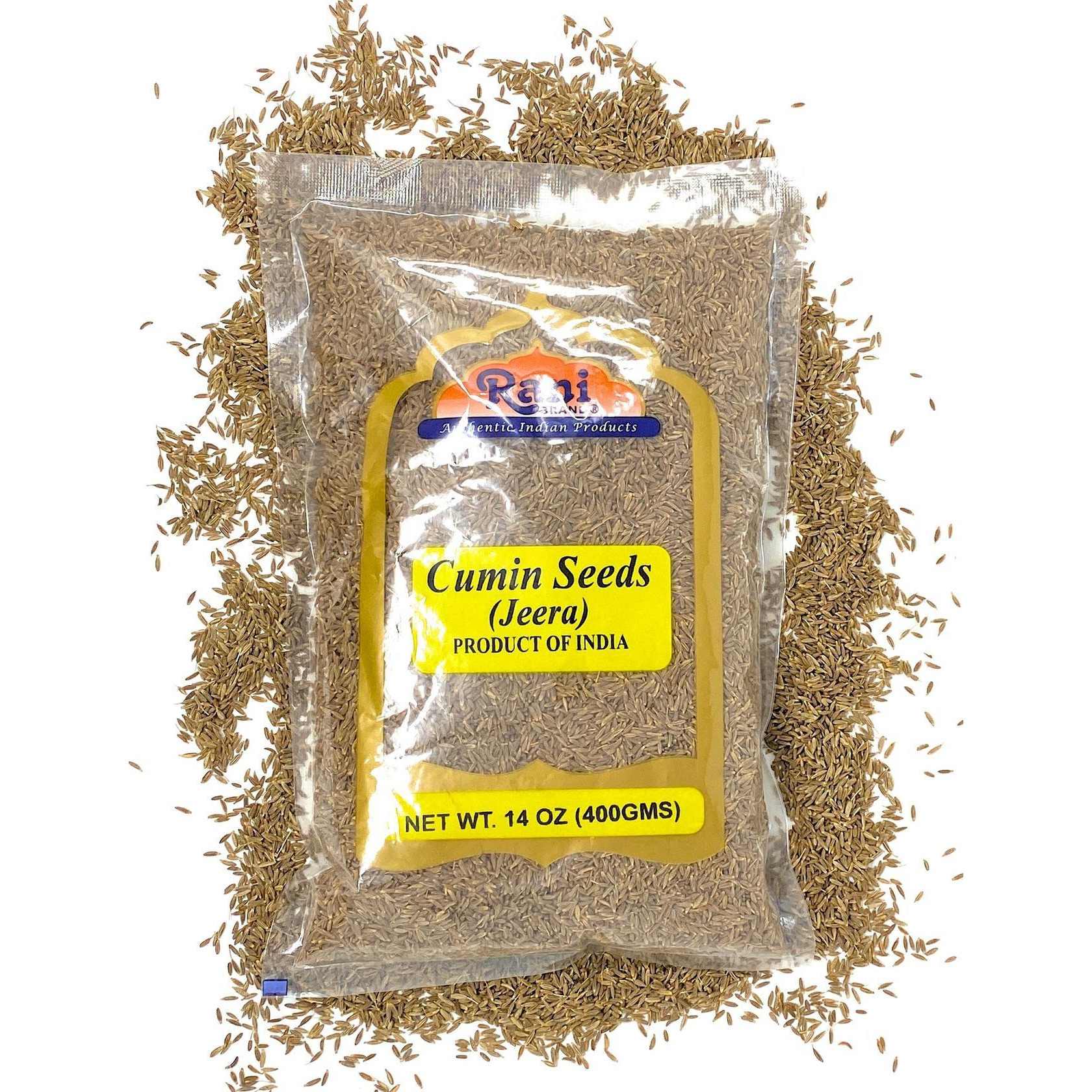 Rani Cumin Seeds Whole (Jeera) Spice 400gm (14oz) ~ All Natural | Gluten Friendly | NON-GMO | Vegan | Indian Origin