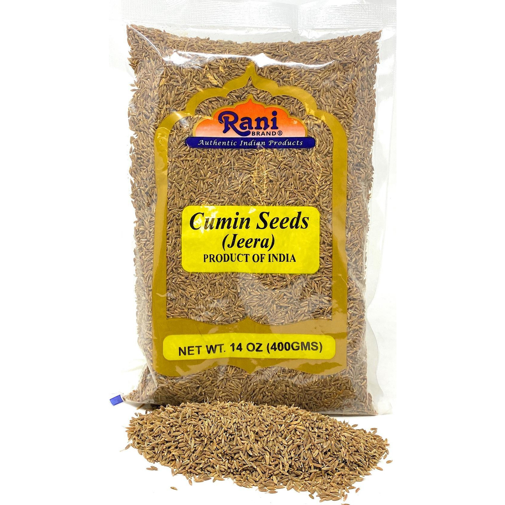 Rani Cumin Seeds Whole (Jeera) Spice 400gm (14oz) ~ All Natural | Gluten Friendly | NON-GMO | Vegan | Indian Origin