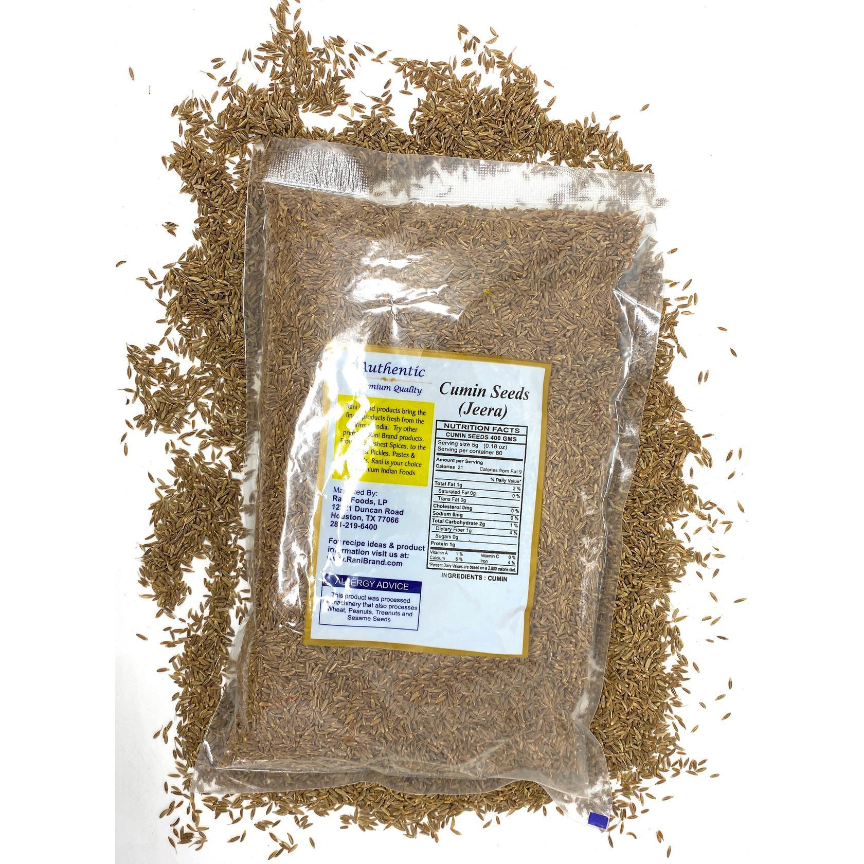 Rani Cumin Seeds Whole (Jeera) Spice 400gm (14oz) ~ All Natural | Gluten Friendly | NON-GMO | Vegan | Indian Origin