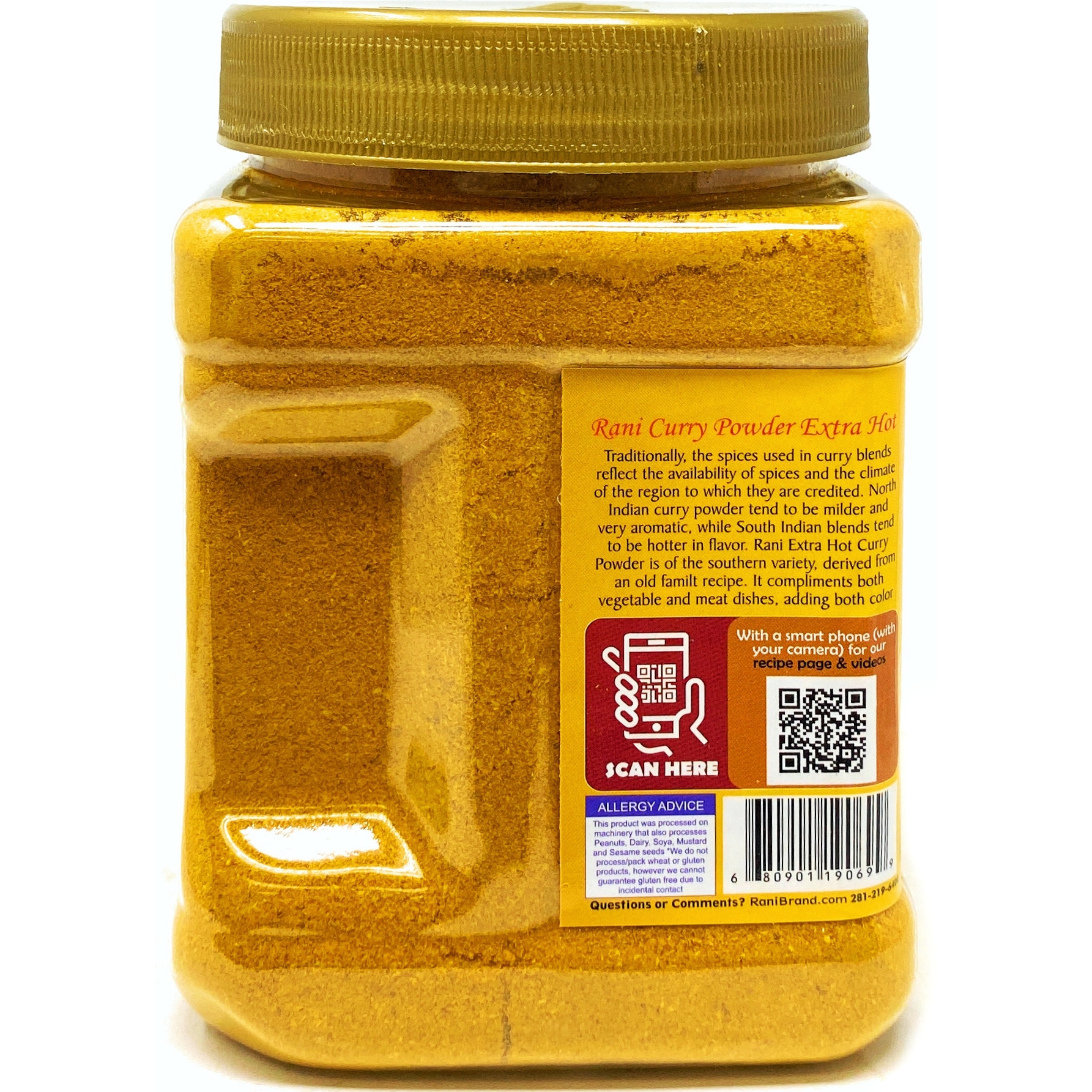 Rani Curry Powder EXTRA Hot Natural 11-Spice Blend 1lb (16oz) ~ Salt Free | Vegan | Gluten Friendly | NON-GMO