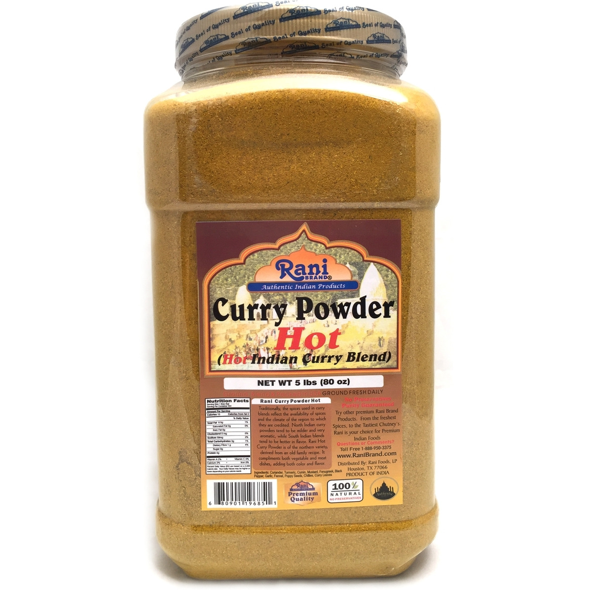 Rani Curry Powder Hot 5lbs (2.27kg)