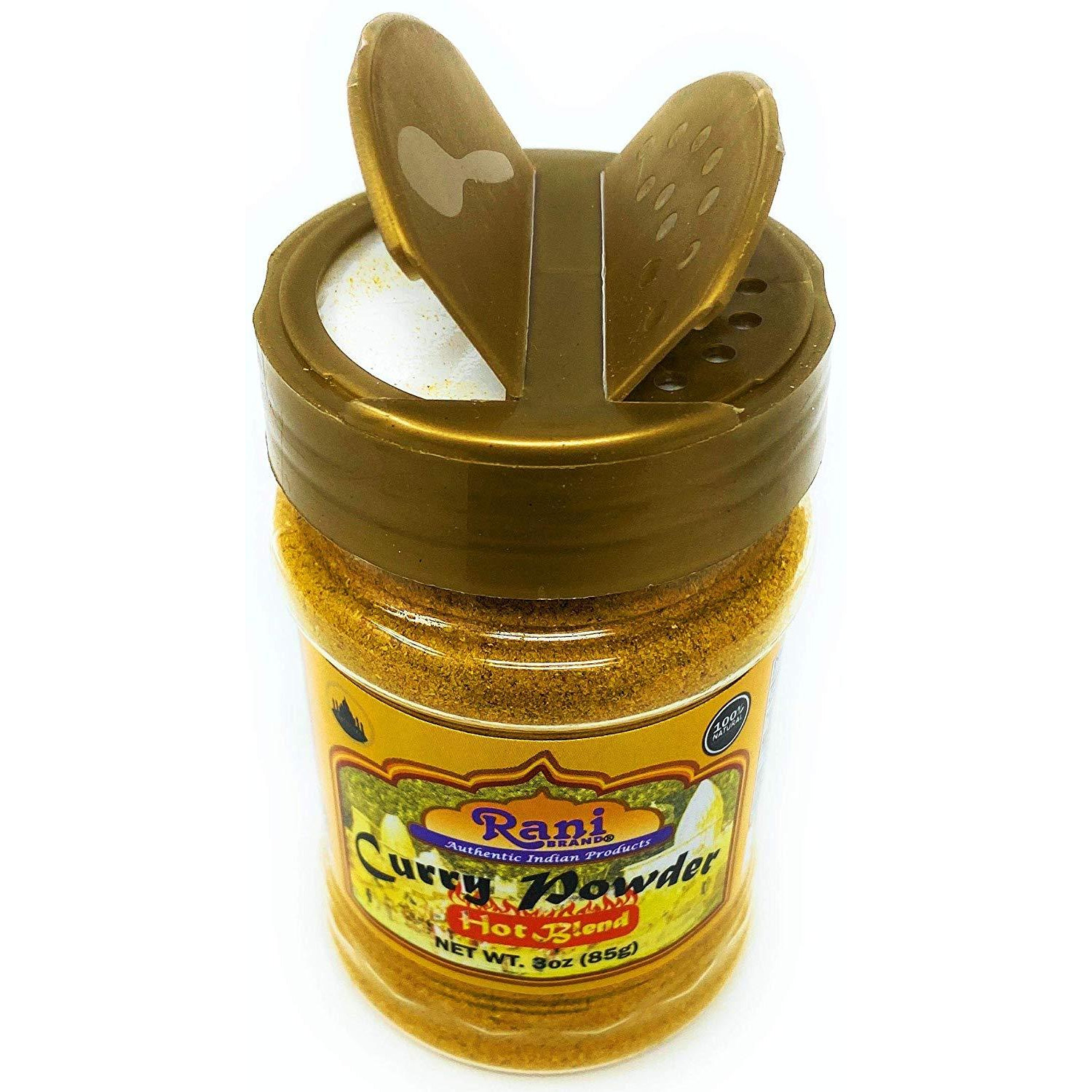Rani Curry Powder Hot Natural 11-Spice Blend 85g (3oz) ~ Salt Free | Vegan | Gluten Free Ingredients | NON-GMO???