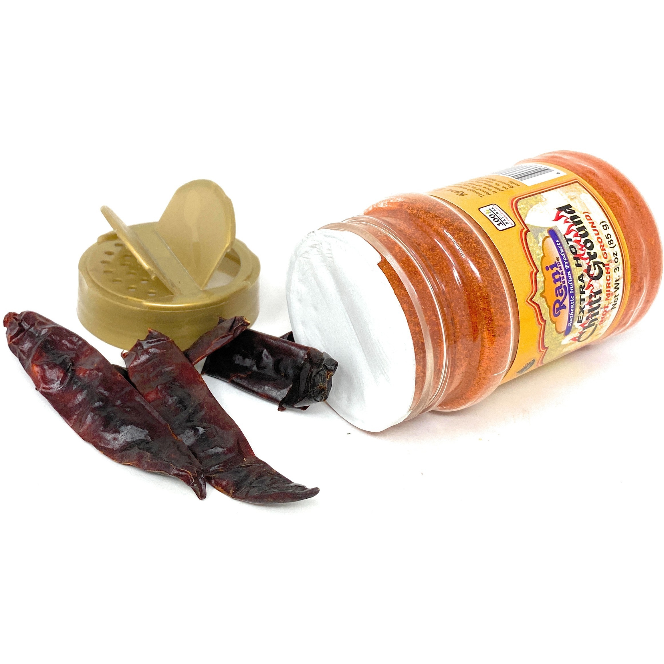 Rani Extra Hot Chilli Powder Indian Spice 3oz (85g) ~ All Natural, No Color added, Gluten Friendly | Vegan | NON-GMO | No Salt or fillers