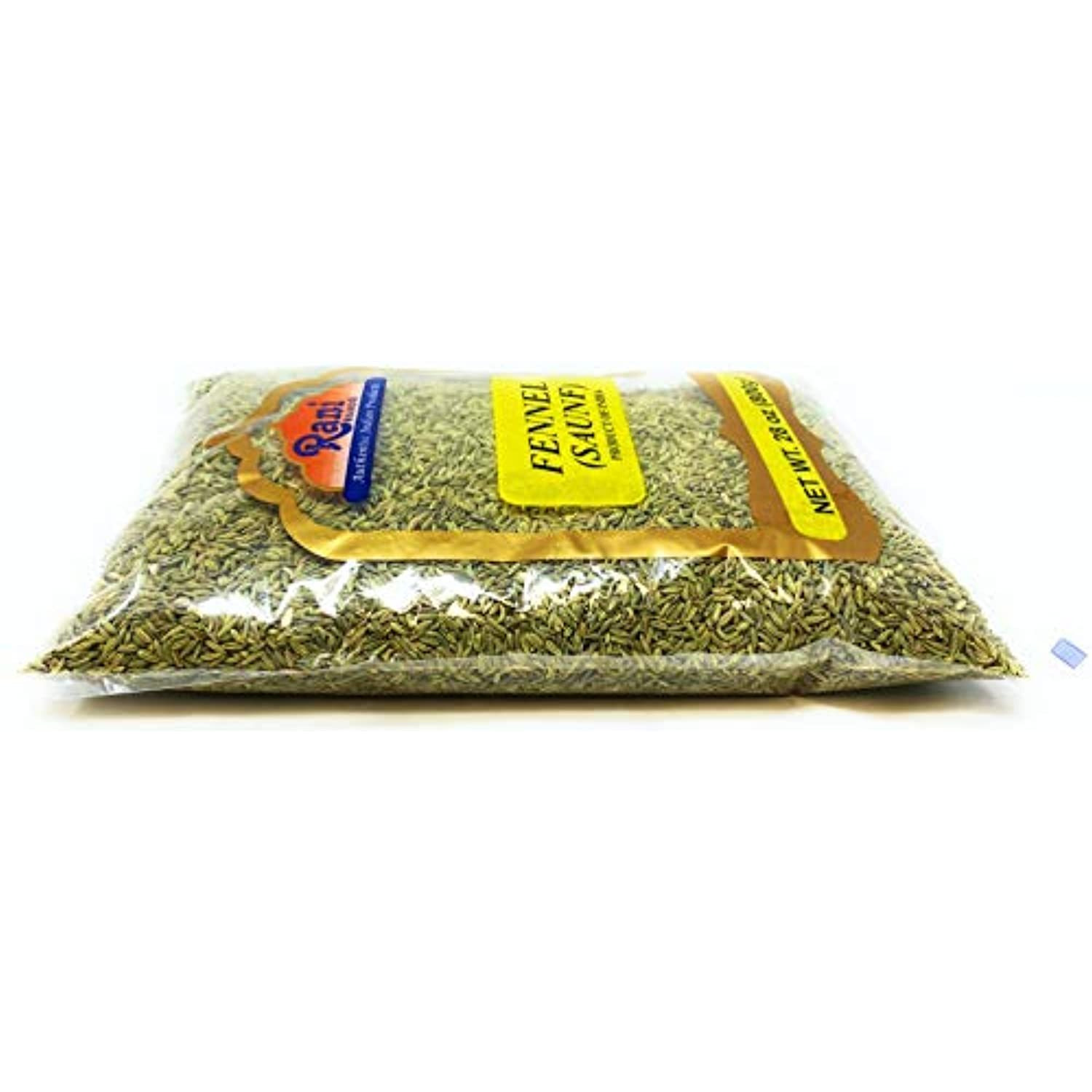 Rani Fennel Seeds (Saunf Sabut) Whole Spice 28oz (800g) All Natural ~ Gluten Friendly | NON-GMO | Vegan | Indian Origin