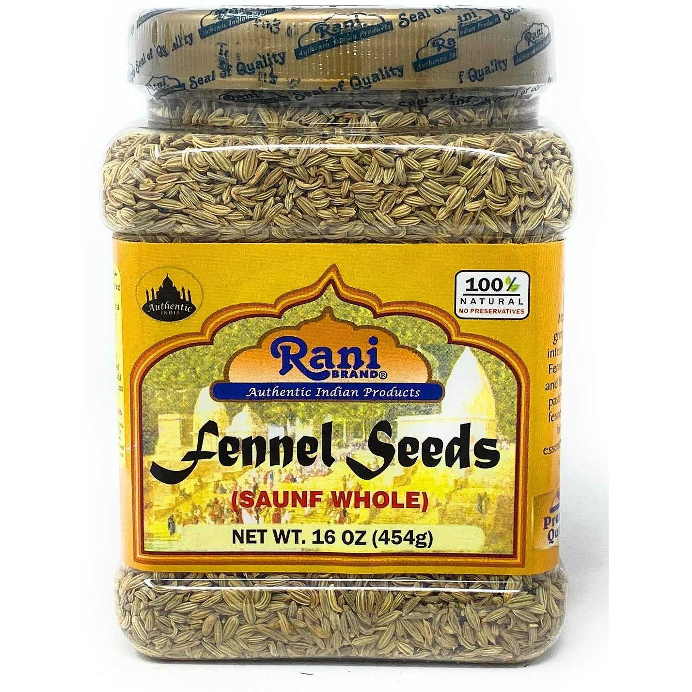 Rani Fennel Seeds 16oz (454g)