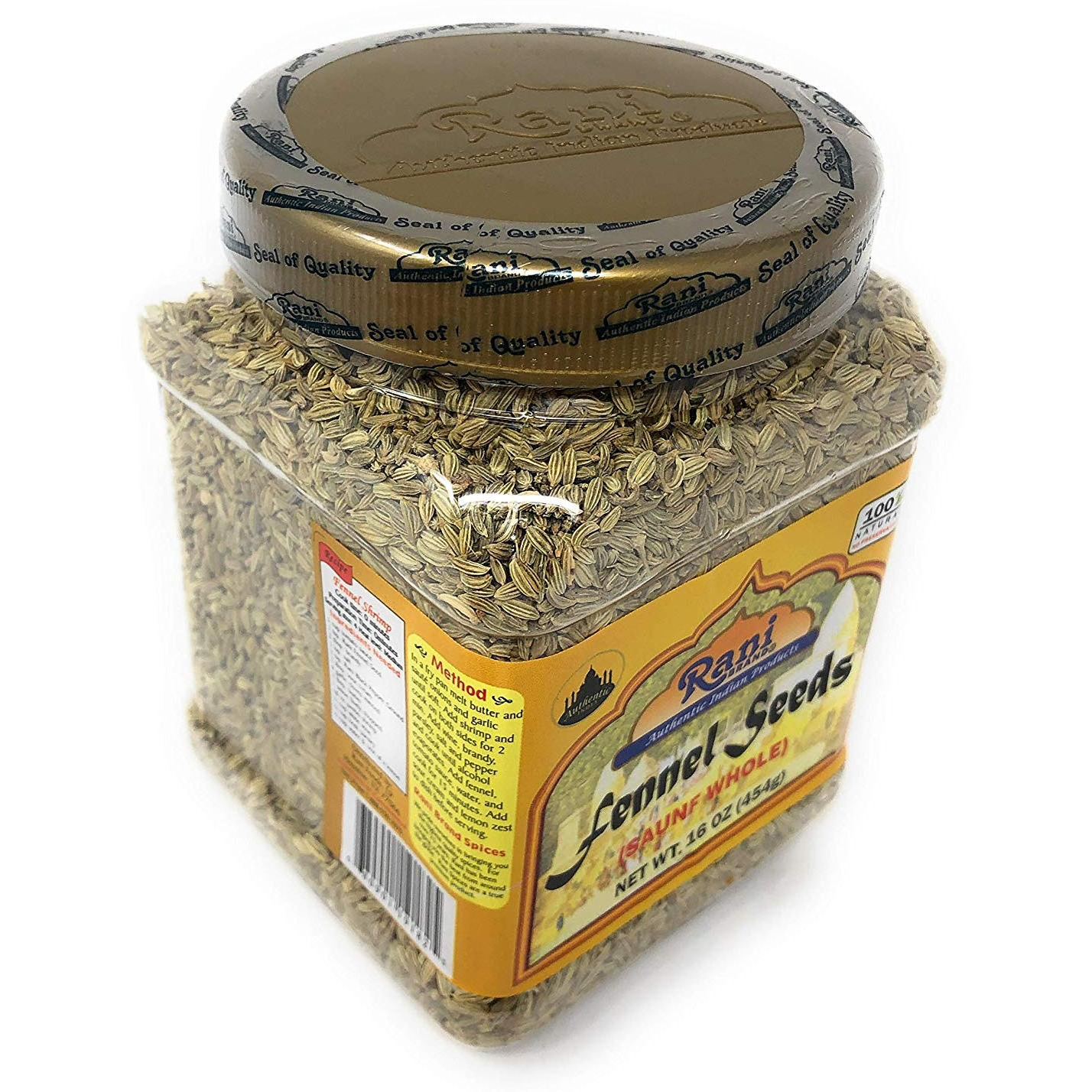 Rani Fennel Seeds 16oz (454g)