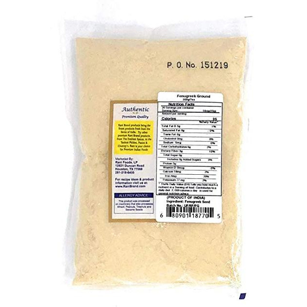 Rani Fenugreek (Methi) Seeds Ground Powder 7oz (200g) Trigonella foenum graecum | Gluten Free | Non-GMO (used in cooking & Ayurvedic spice)