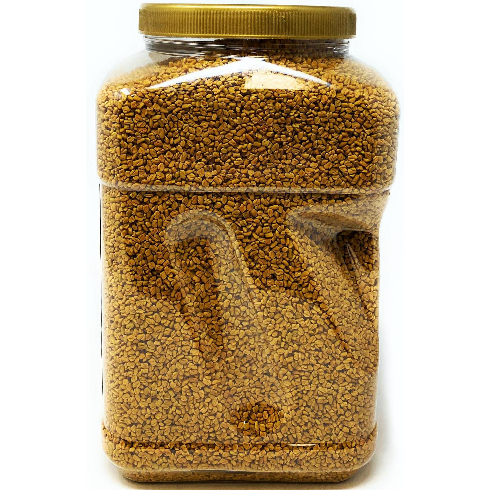Rani Fenugreek (Methi) Seeds Whole 8lbs (128oz) 3.62kg Trigonella foenum graecum ~ Bulk Pack (Pet Jar) | Gluten Friendly | Non-GMO (used in cooking & Ayurvedic spice)
