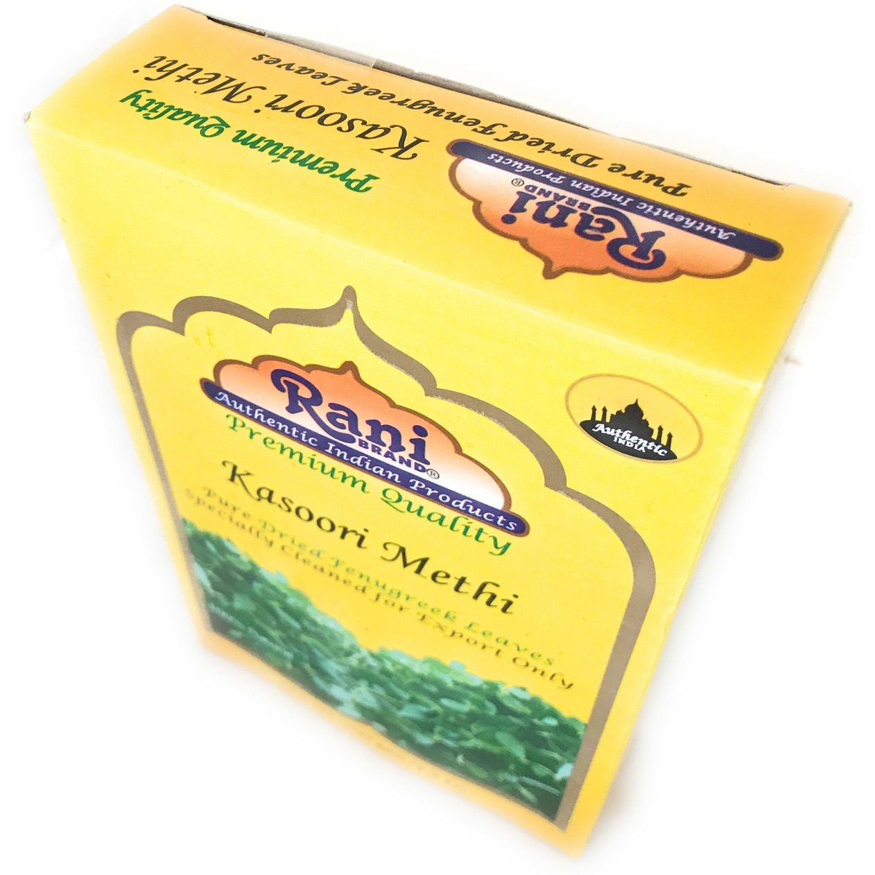 Rani Fenugreek Leaves Dried, All Natural (Kasoori Methi) 100g (3.5oz) ~ Gluten Free Ingredients | NON-GMO ~ Vegan
