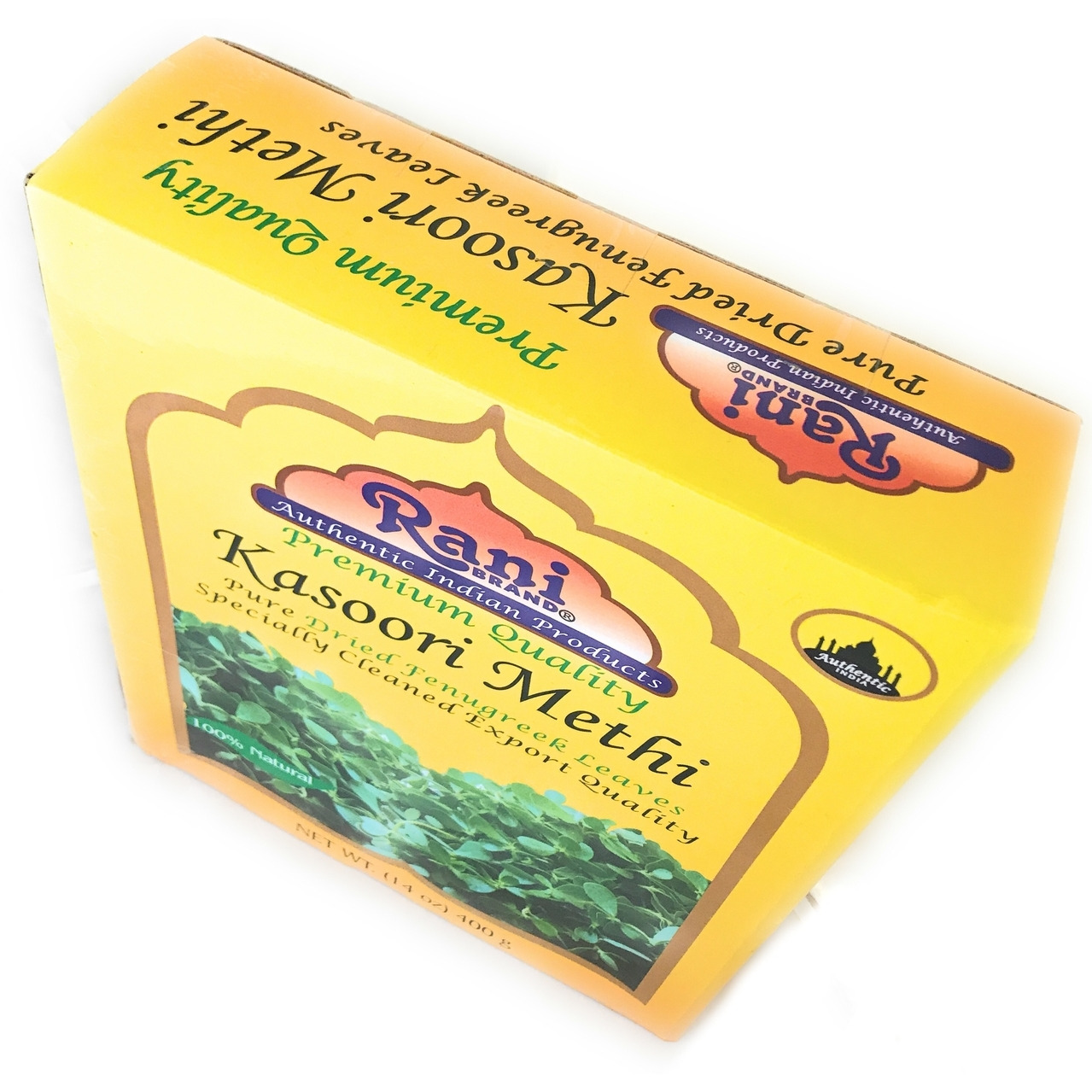 Rani Fenugreek Leaves Dried, All Natural (Kasoori Methi) 400g (14oz) ~ Gluten Free Ingredients | NON-GMO ~ Vegan
