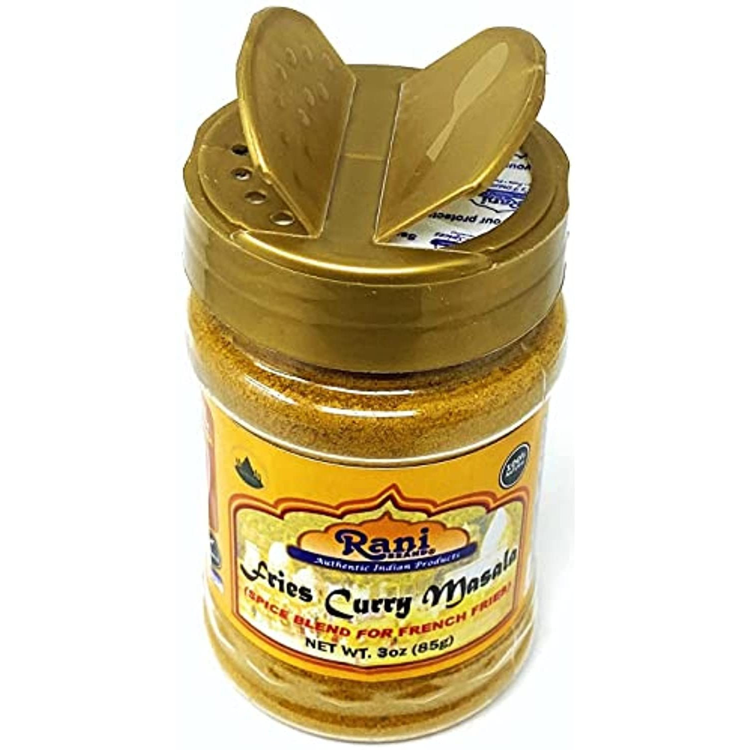 Rani French Fries Masala 3oz (85g) Shaker Top For Your Fries or Eggs ~ All Natural | Vegan | Gluten Friendly | NON-GMO | Indian Origin