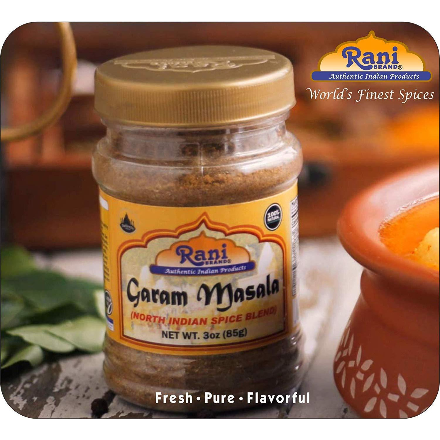 Rani Garam Masala Indian 11 Spice Blend 3oz (85g) All Natural | Gluten Free Ingredients | Salt Free | NON-GMO