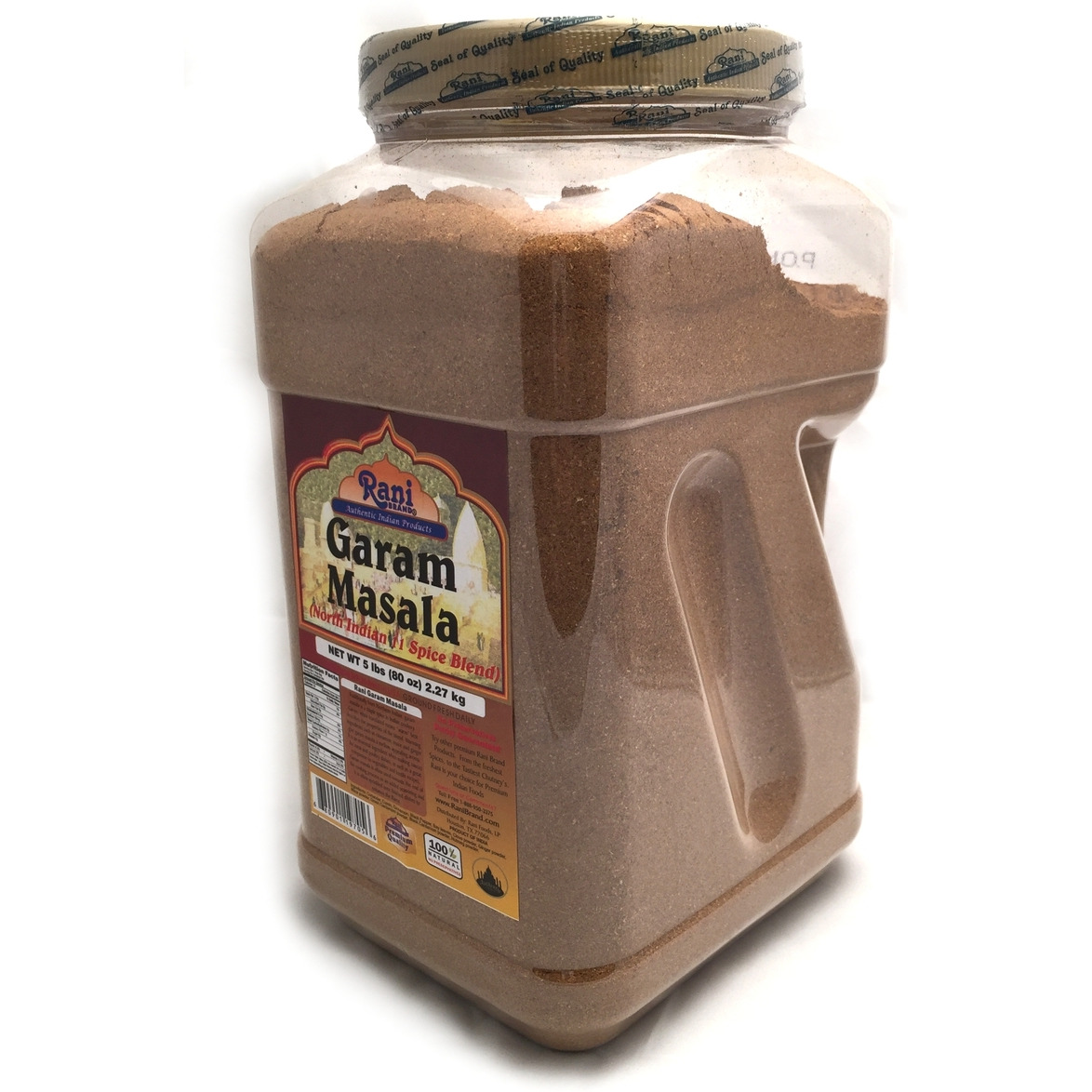 Rani Garam Masala Indian 11 Spice Blend 5lbs (80 Ounce) 2.27kg, Bulk, PET Jar ~ Salt Free | All Natural | Vegan | Gluten Friendly | NON-GMO | Indian Origin