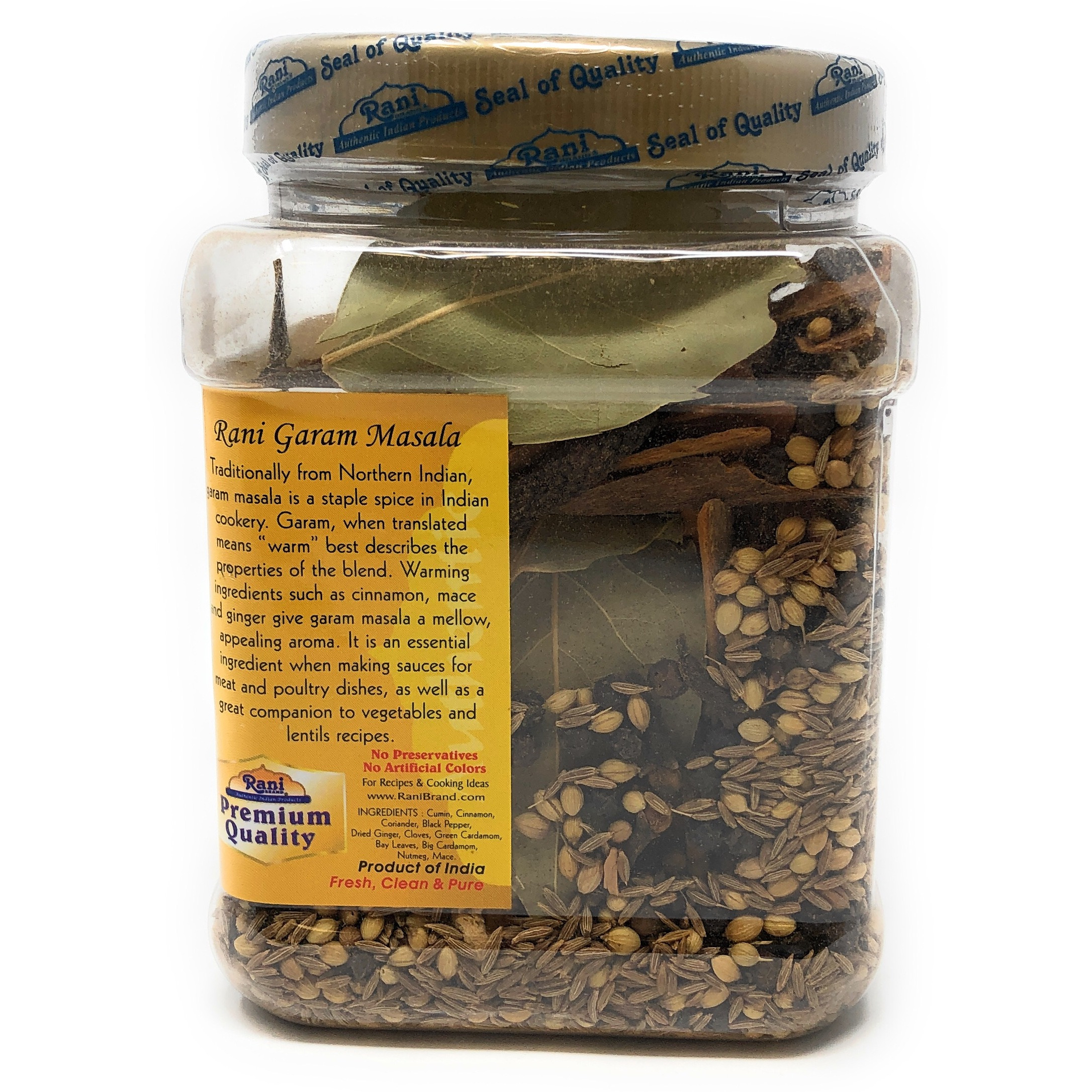 Rani Garam Masala Indian 11-Whole Spices Blend 10oz (283g) All Natural | Vegan | Gluten Friendly | Salt Free | NON-GMO