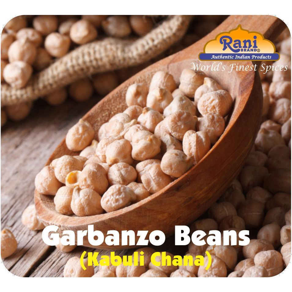 Rani Garbanzo Beans (Kabuli Chana) 8lbs (128oz) Bulk ~ All Natural | Vegan | Gluten Friendly | NON-GMO | Indian Origin