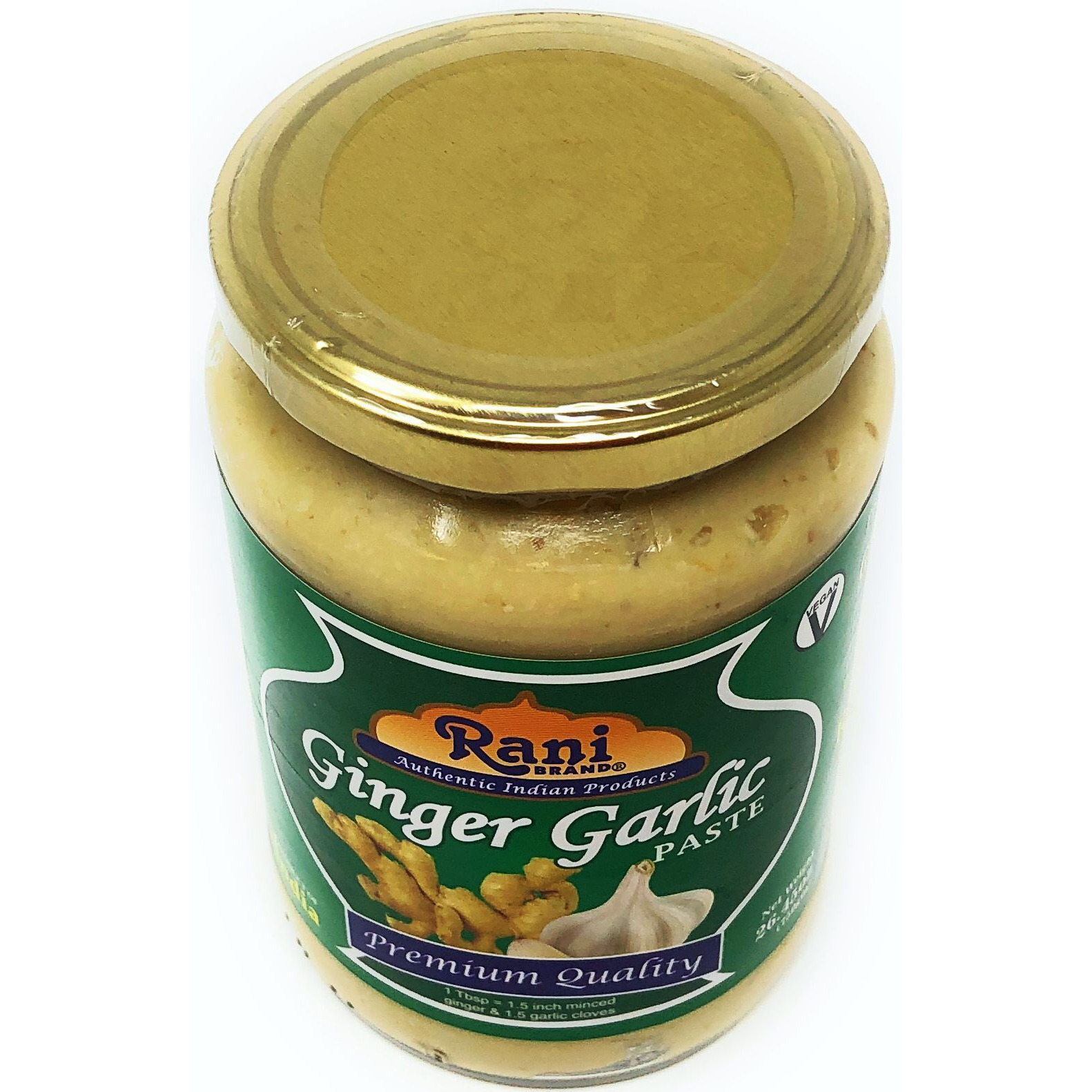 Rani Ginger Garlic Cooking Paste 26.5oz (750g) ~ Vegan | Glass Jar | Gluten Free | NON-GMO | No Colors | Indian Origin