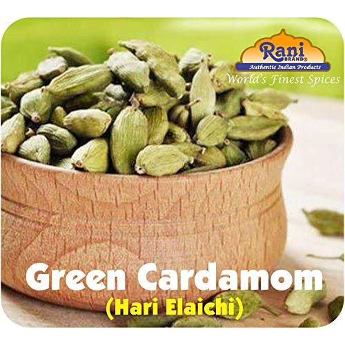 Rani Green Cardamom Pods Spice (Hari Elachi) 2oz (56gms) ~ Natural | Vegan | Gluten Free Ingredients | NON-GMO