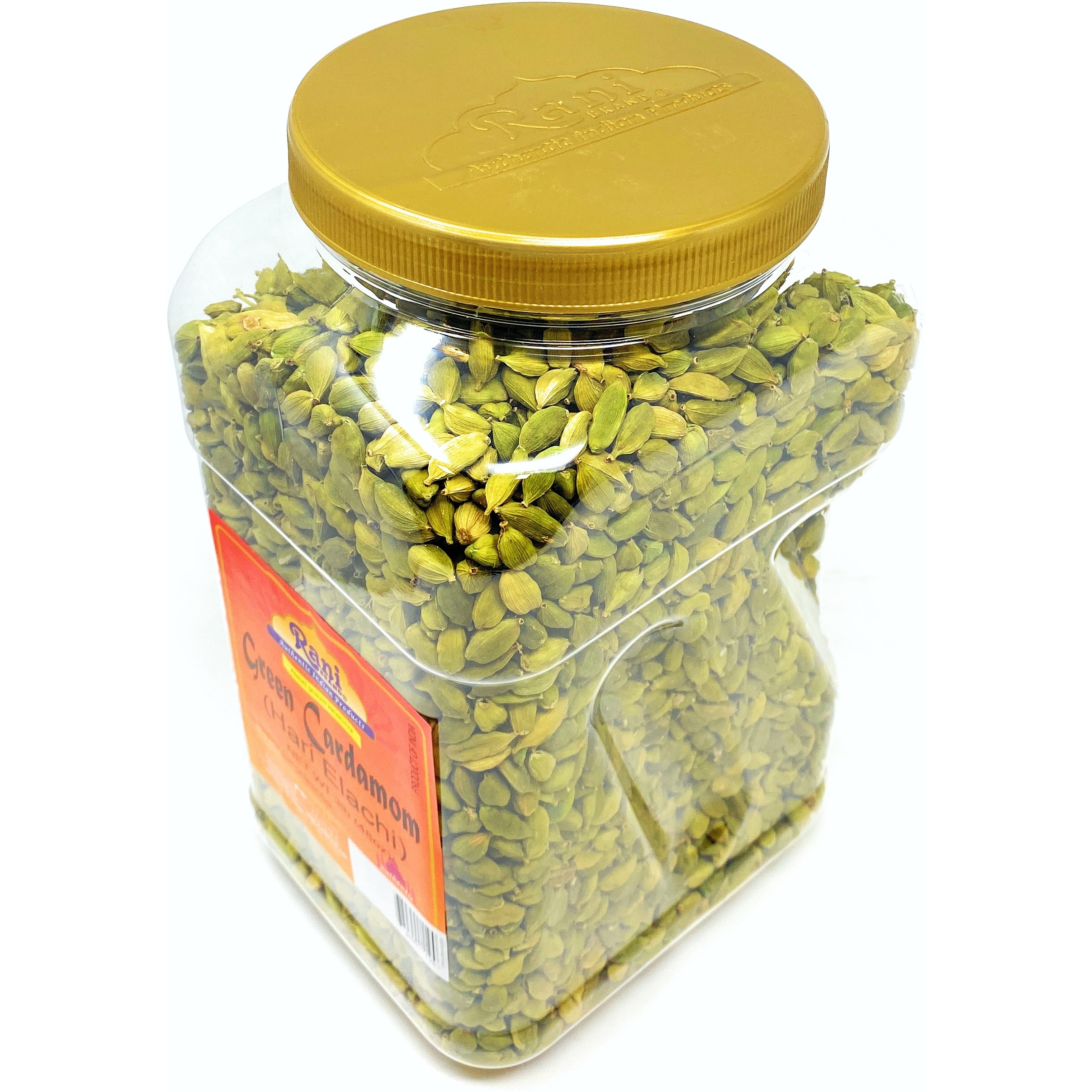 Rani Green Cardamom Pods Spice (Hari Elachi) 48oz (3lbs) PET Jar ~ Natural | Vegan | Gluten Friendly | NON-GMO