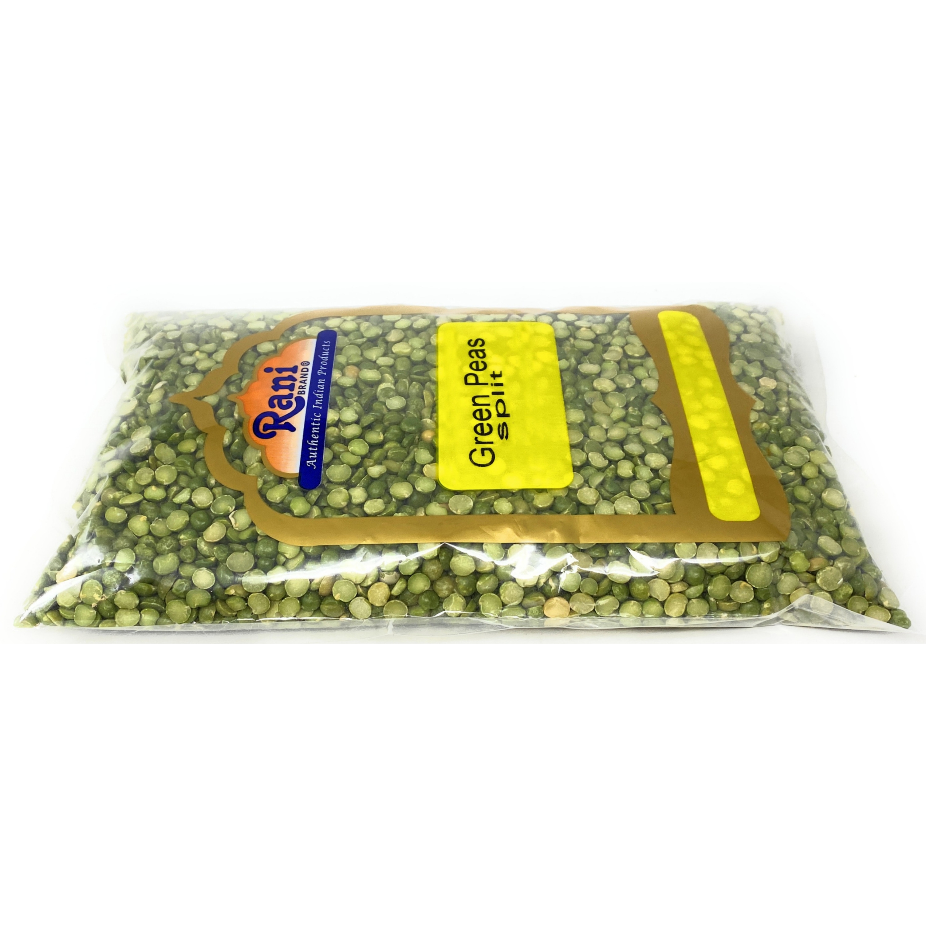 Rani Green Peas Split, Dried (Vatana, Matar) 4lbs (64oz) ~ All Natural | Vegan | Gluten Friendly | Product of USA