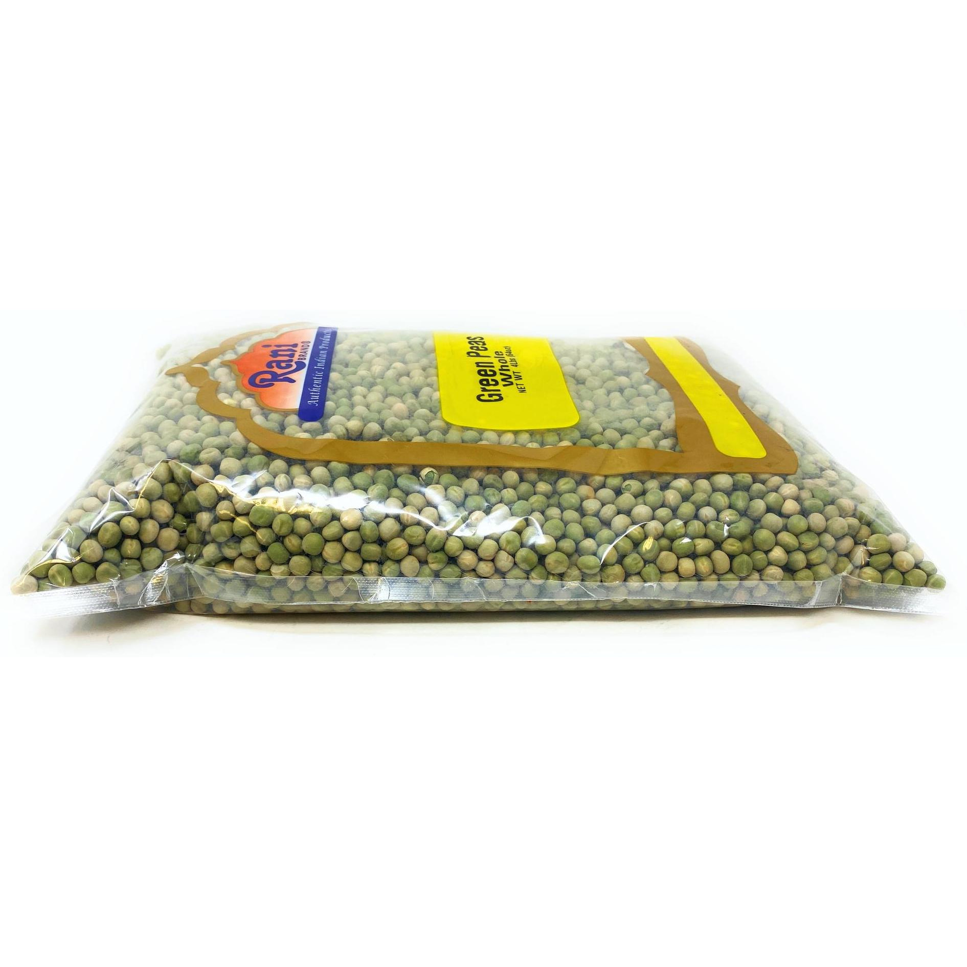 Rani Green Peas Whole, Dried (Vatana, Matar) 4lbs (64oz) ~ All Natural | Vegan | Gluten Friendly | Product of USA