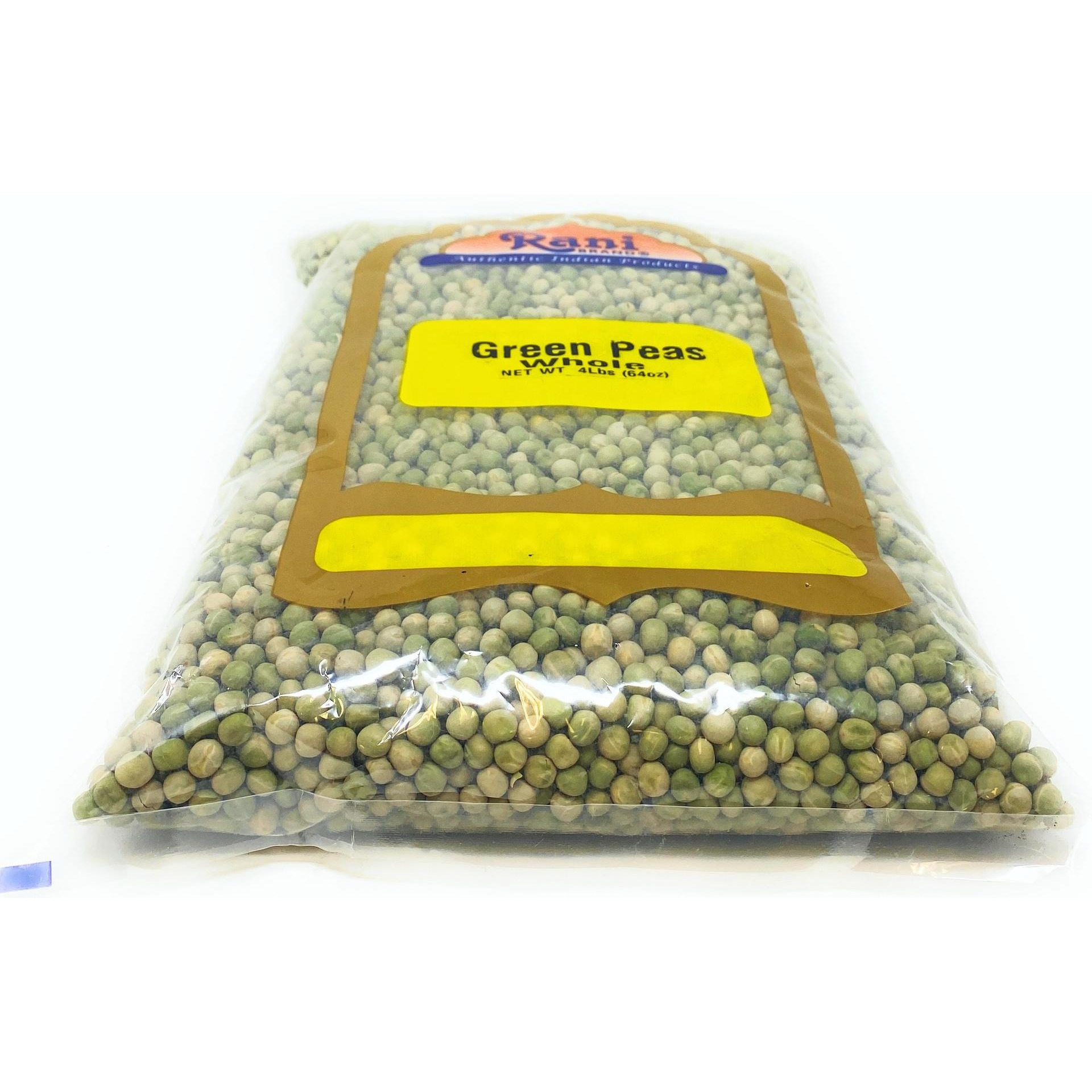 Rani Green Peas Whole, Dried (Vatana, Matar) 4lbs (64oz) ~ All Natural | Vegan | Gluten Friendly | Product of USA