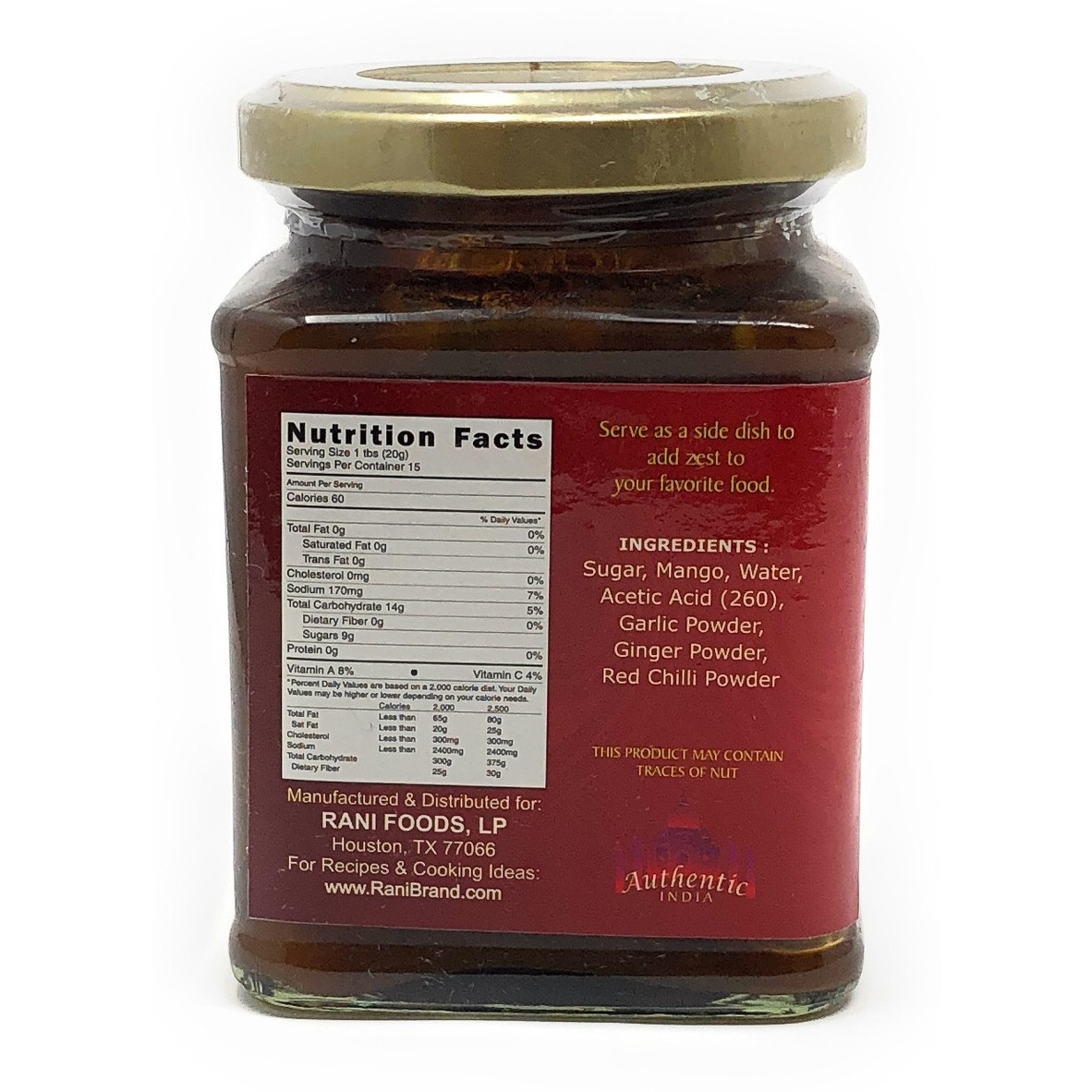 Rani Hot Mango Chutney 300G