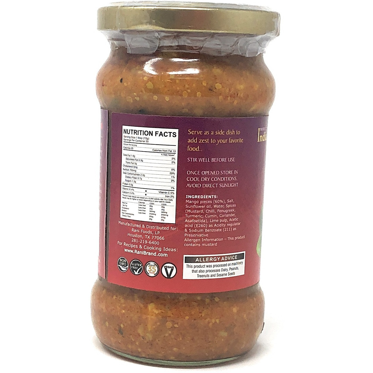 Rani Hot Mango Pickle 300G