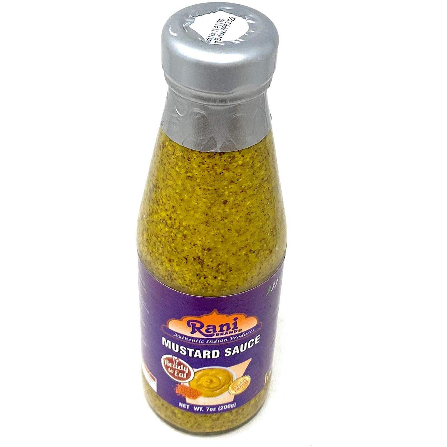 Rani Indian Mustard Sauce 7oz (200g) ~ All Natural, Glass Jar, Ready to eat, Vegan ~ Gluten Friendly | NON-GMO | Indian Origin