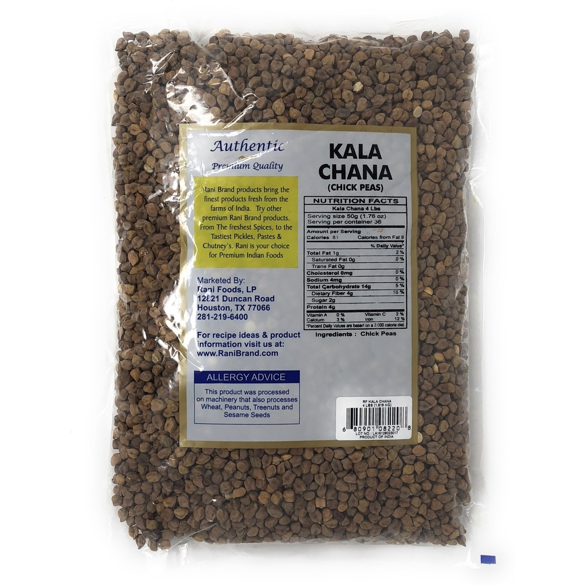 Rani Kala Chana 4Lbs