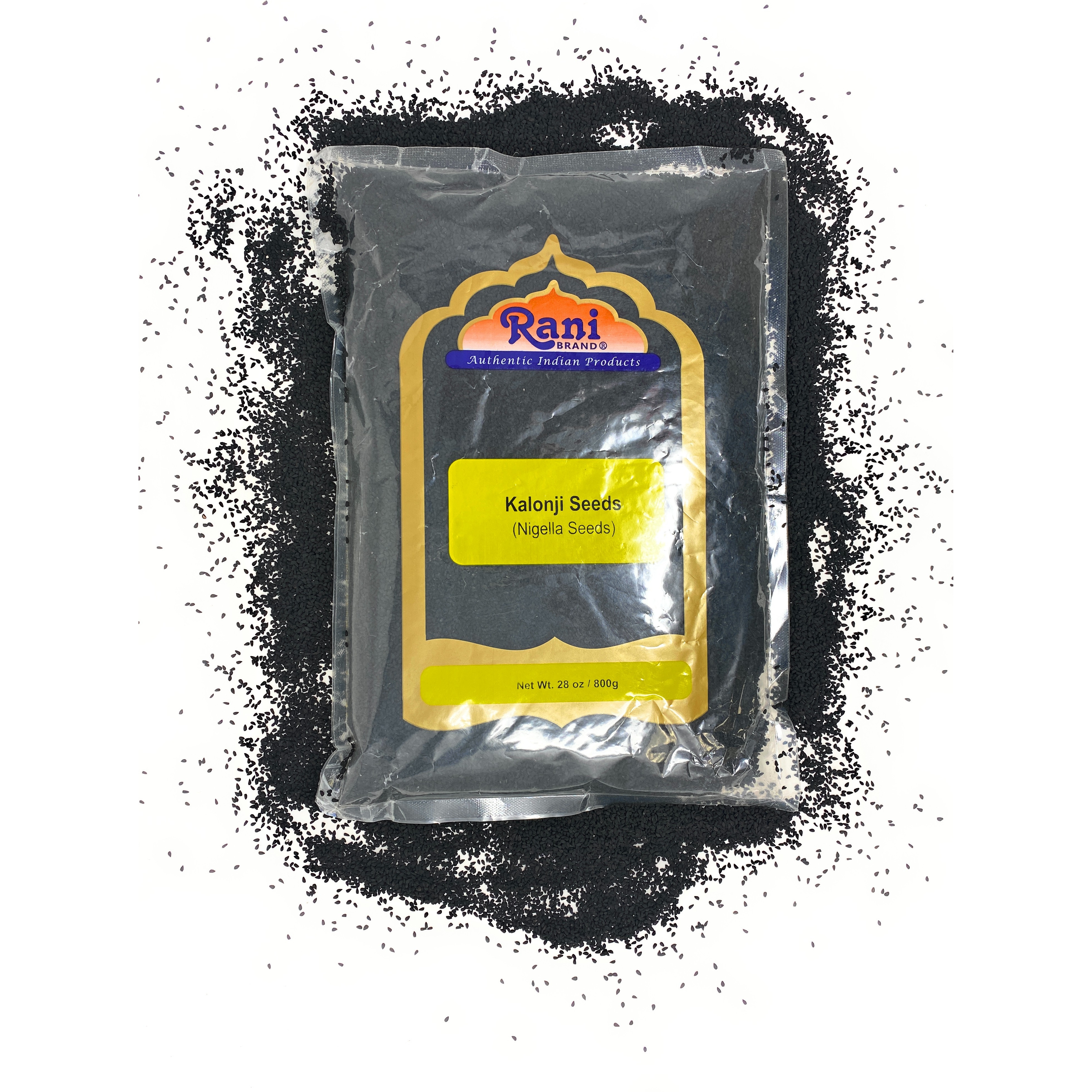 Rani Kalonji (Black Seed, Nigella Sativa, Black Cumin) Seeds 28oz (800g) All Natural ~ Gluten Friendly | NON-GMO | Vegan | Indian Origin