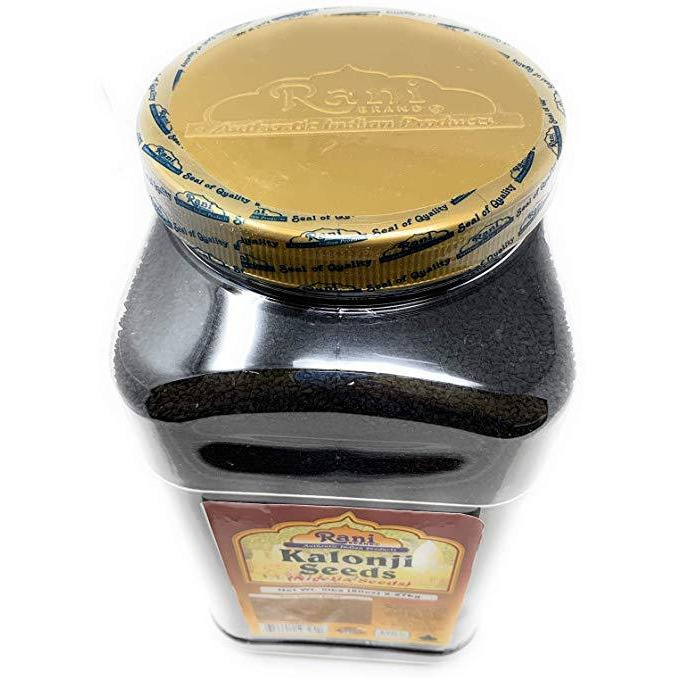 Rani Kalonji Seeds Whole (Black Seed, Nigella Sativa, Black Cumin) Spice 80oz (5lbs) Bulk PET Jar, All Natural ~ Gluten Free Ingredients | NON-GMO | Vegan | Indian Origin