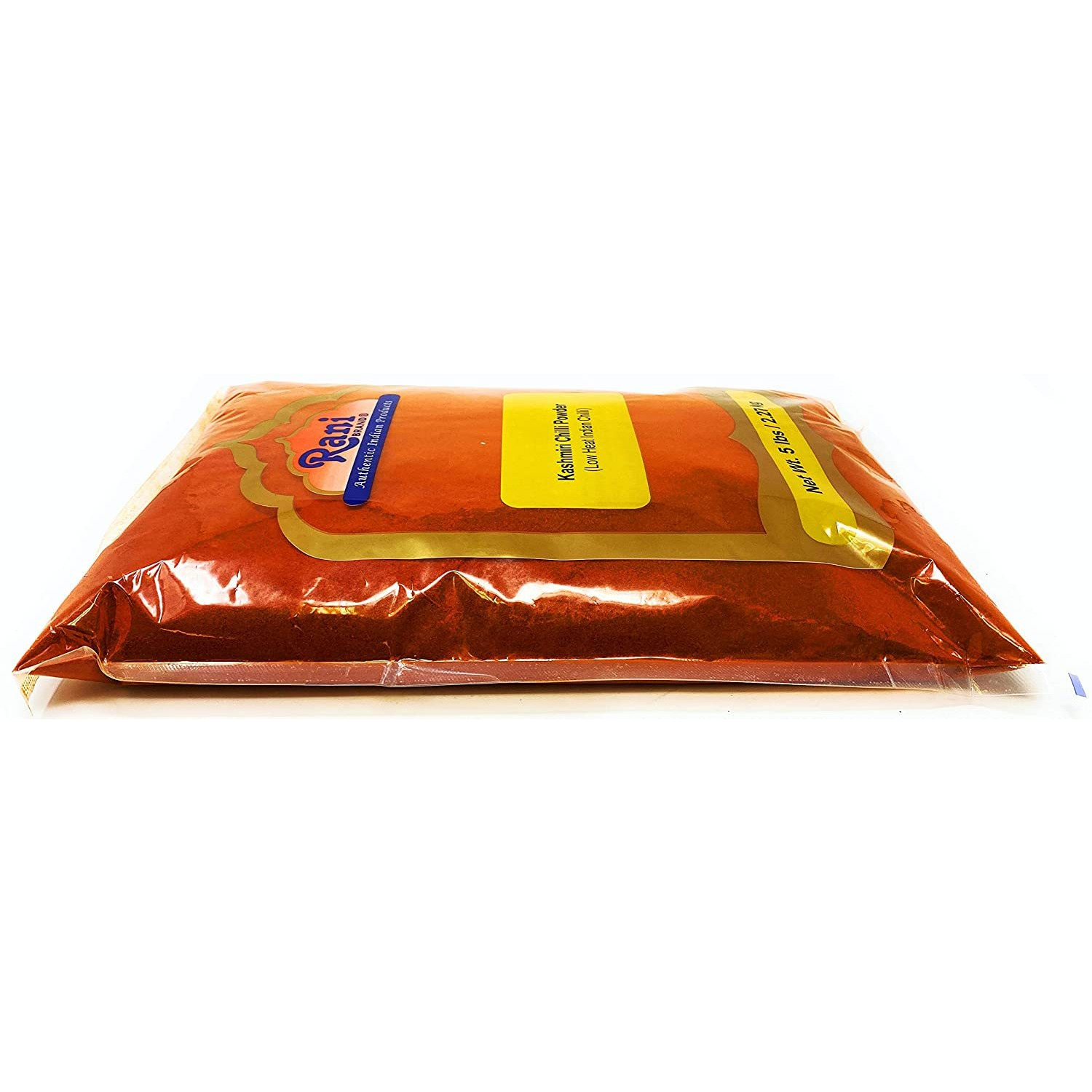 Rani Kashmiri Chilli Powder (Deggi Mirch, Low Heat) Ground Indian Spice 5lbs (80oz) 5 Pounds, Bulk ~ All Natural, Salt-Free | Vegan | No Colors | Gluten Friendly | NON-GMO | Indian Origin