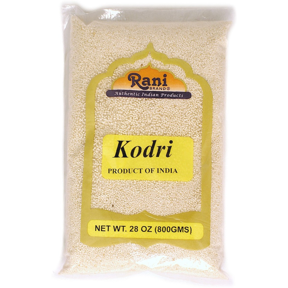 Rani Kodri (Polished Kodo Millet Seeds) Ancient Grains 800g (28oz) ~ All Natural | Gluten Friendly | NON-GMO | Vegan | Indian Origin (Varagu/Kodra/Harka)