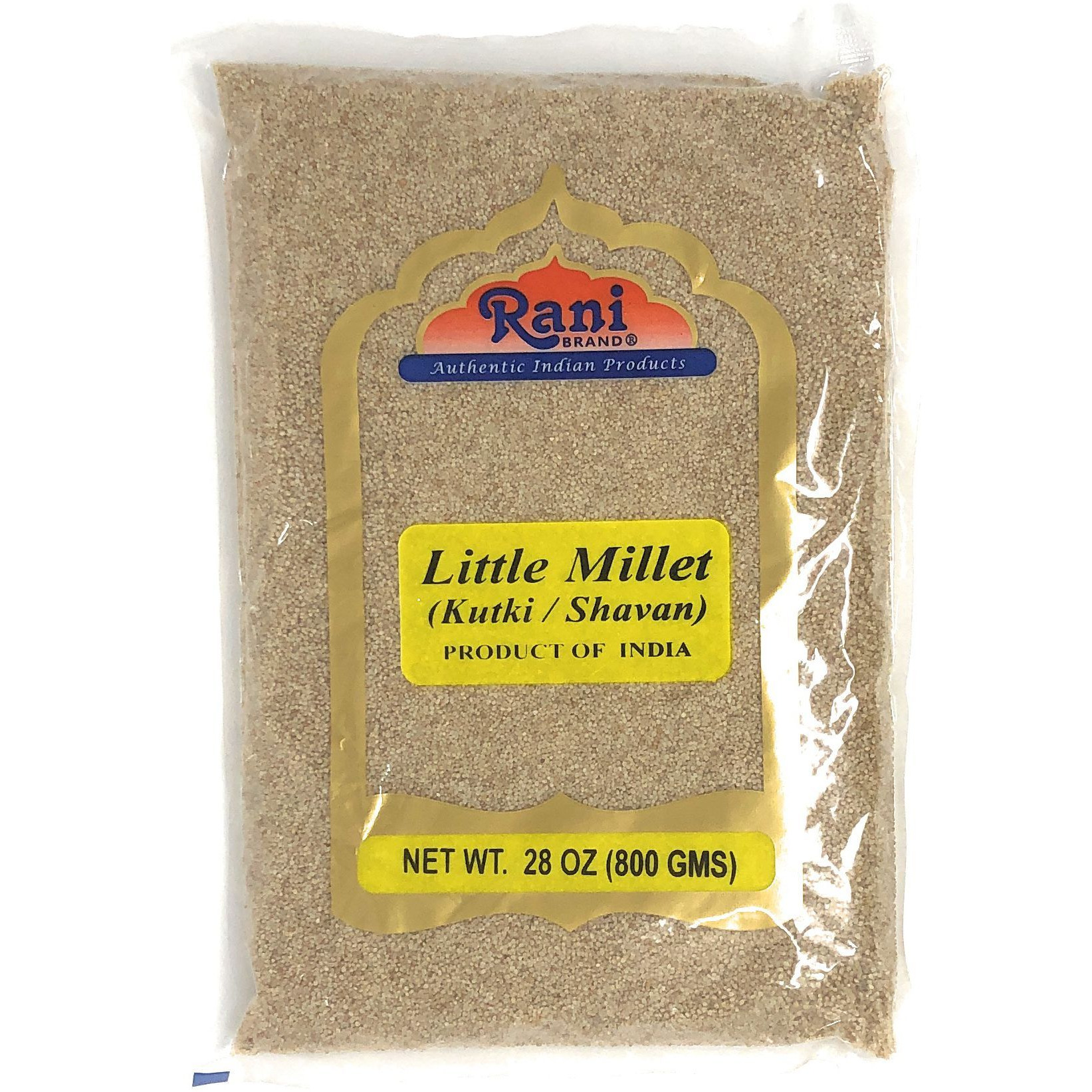 Rani Little Millet (Panicum Sumatrense) Whole Ancient Grain Seeds 28oz (800g) ~ All Natural | Gluten Friendly | NON-GMO | Vegan | Indian Origin | Kutki / Shavan / Saamai / Sama Kannada