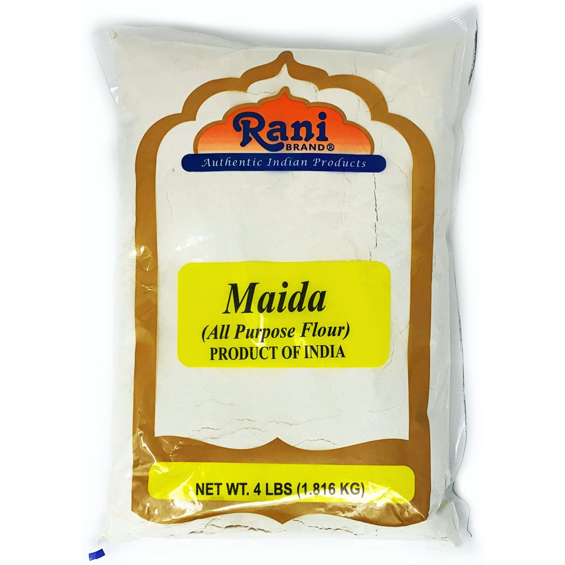 Rani Maida Flour (Indian All Purpose Flour) 4lbs (64oz) Bulk ~ All Natural | Vegan | Indian Origin