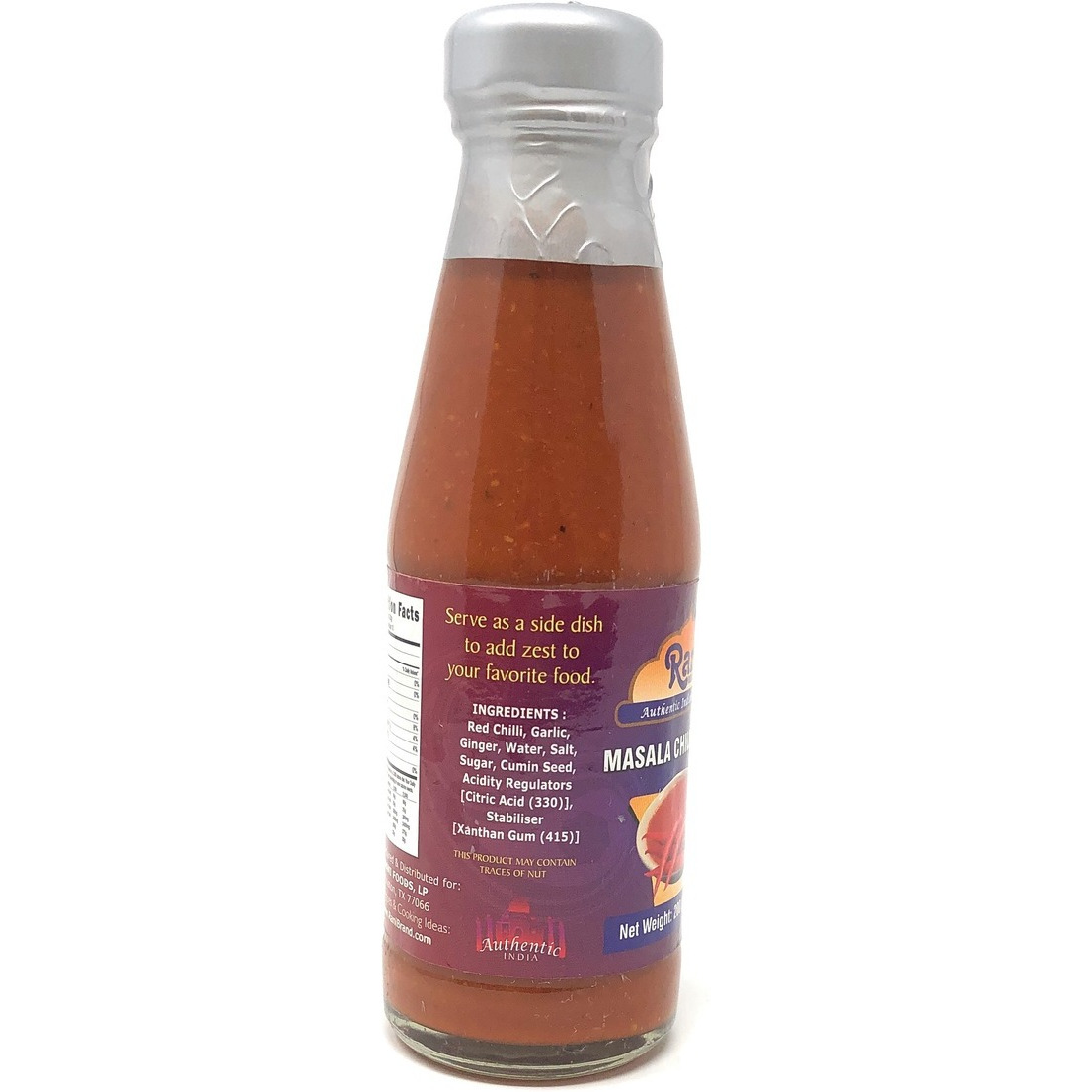 Rani Masala (Indian Spice) Chilli Sauce 7oz (200g) Glass Jar, Vegan, Perfect for dipping, Savory Dishes & french fries! ~ Gluten Free | NON-GMO | No Colors | Indian Origin