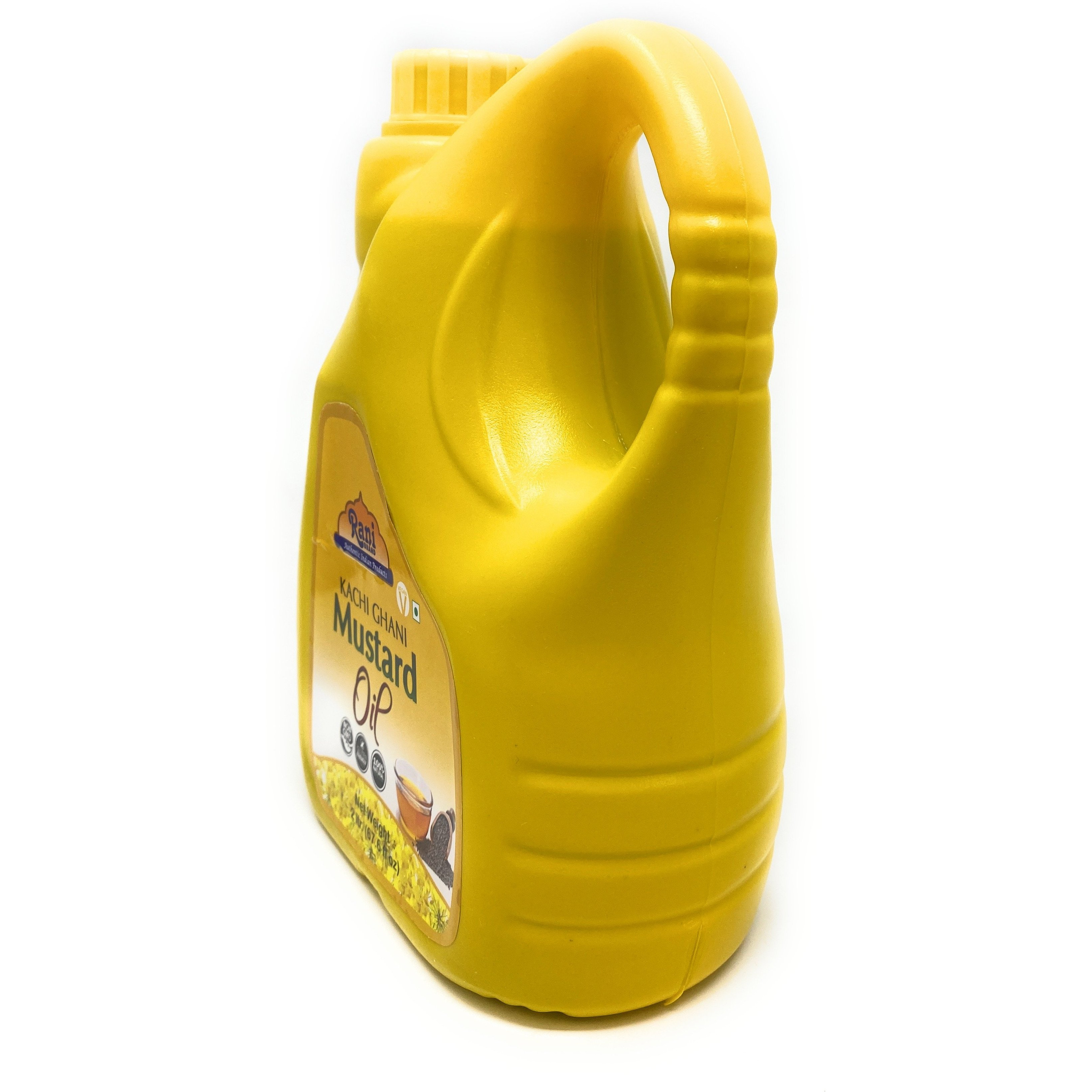 Rani Mustard Oil (Kachi Ghani) 67.6 Ounce (2 Liter) NON-GMO | Gluten Friendly | Vegan | 100% Natural