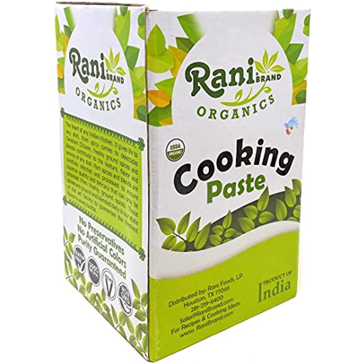 Rani Organic Ginger-Garlic Cooking Paste 26.5oz (750g) ~ Vegan | Glass Jar | Gluten Free | NON-GMO | No Colors | Indian Origin | USDA Certified Organic