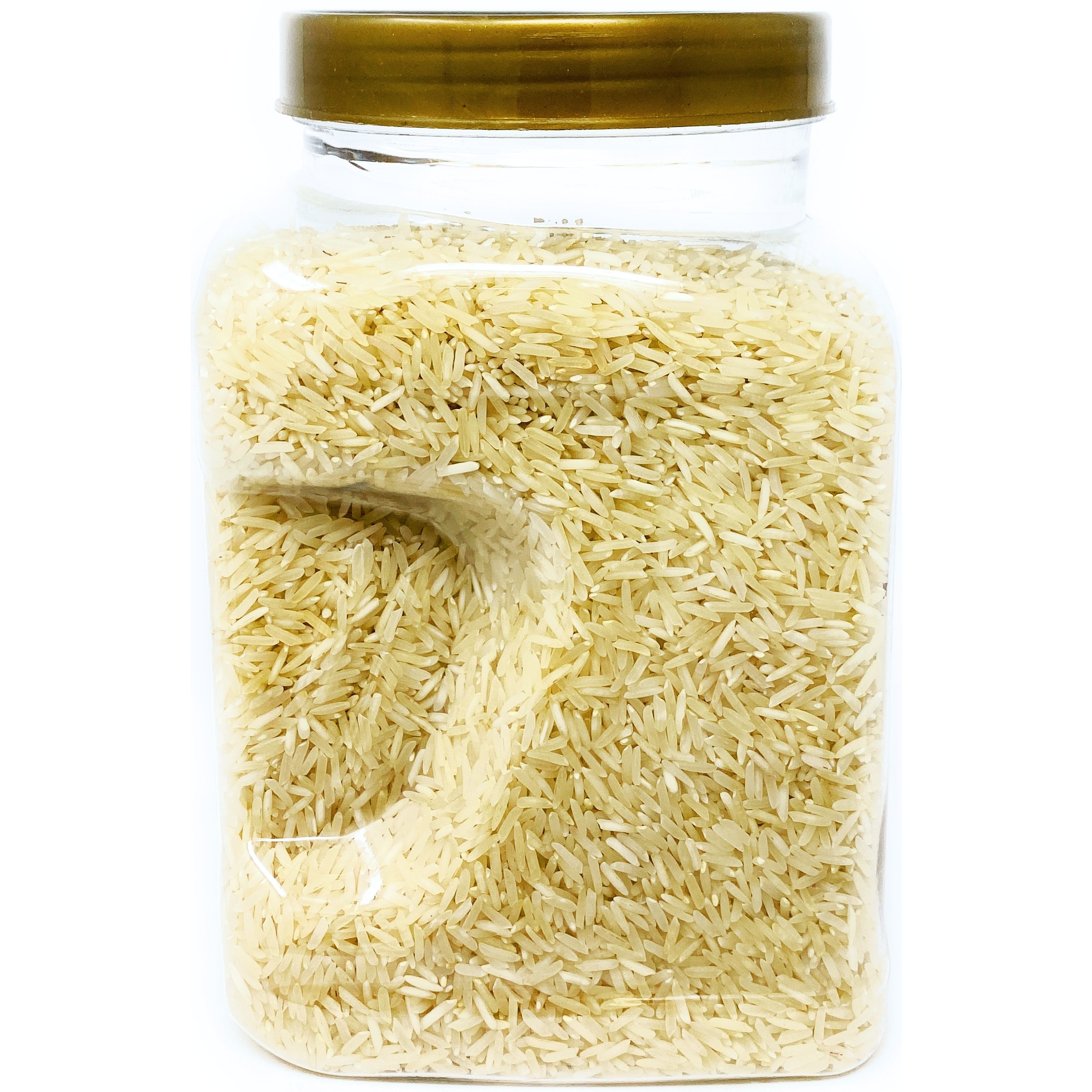 Rani Platinum White Basmati Rice Extra Long Aged, 3lbs (48oz) ~ PET Jar ~ All Natural | Vegan | Gluten Free Ingredients | Indian Origin
